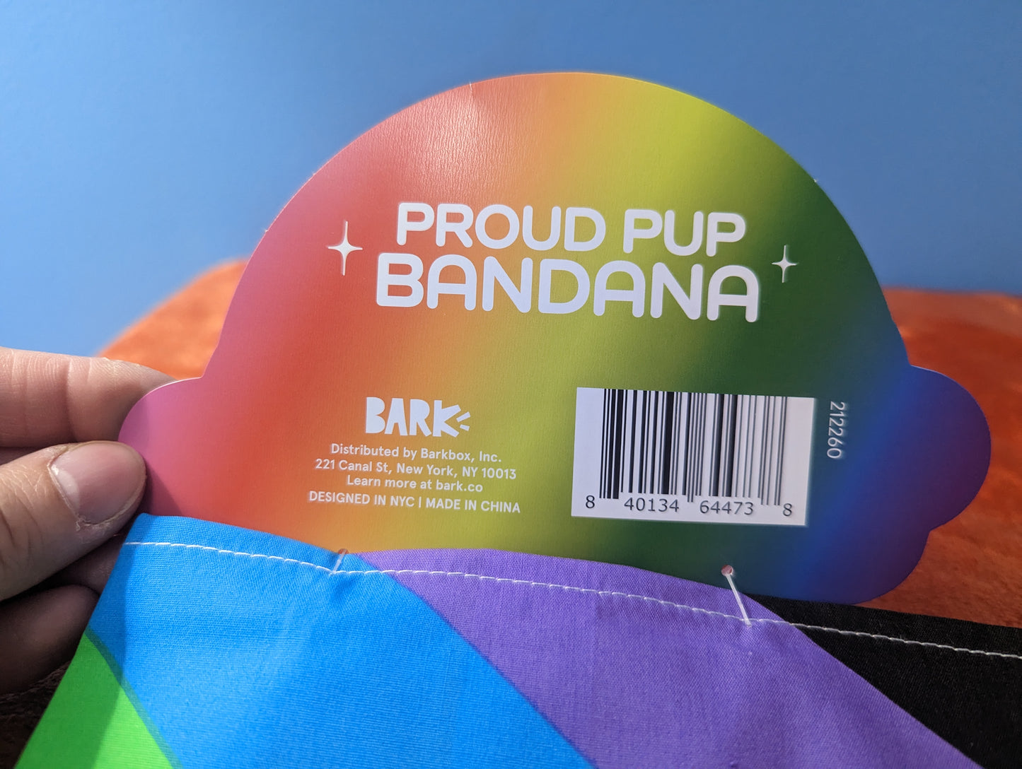 BarkBox Proud Pup Bandana