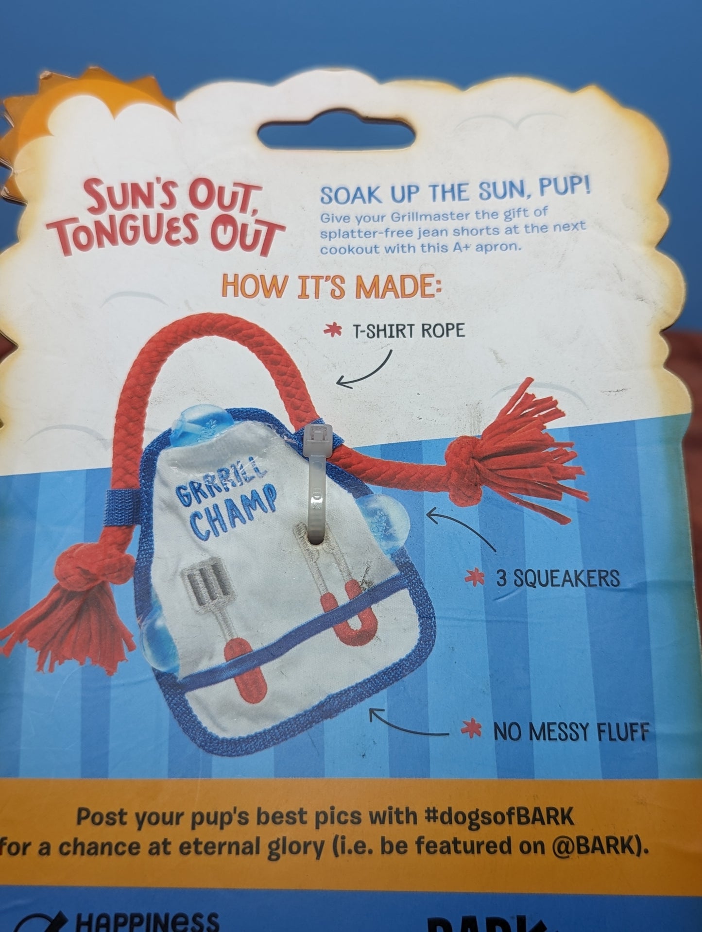 BarkBox Grrrill Champ Apron