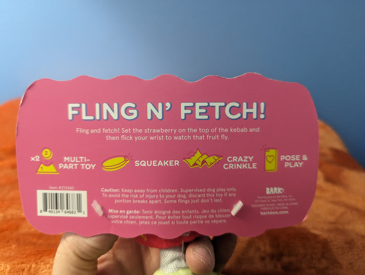 BarkBox Fruit Sniffs Kebab