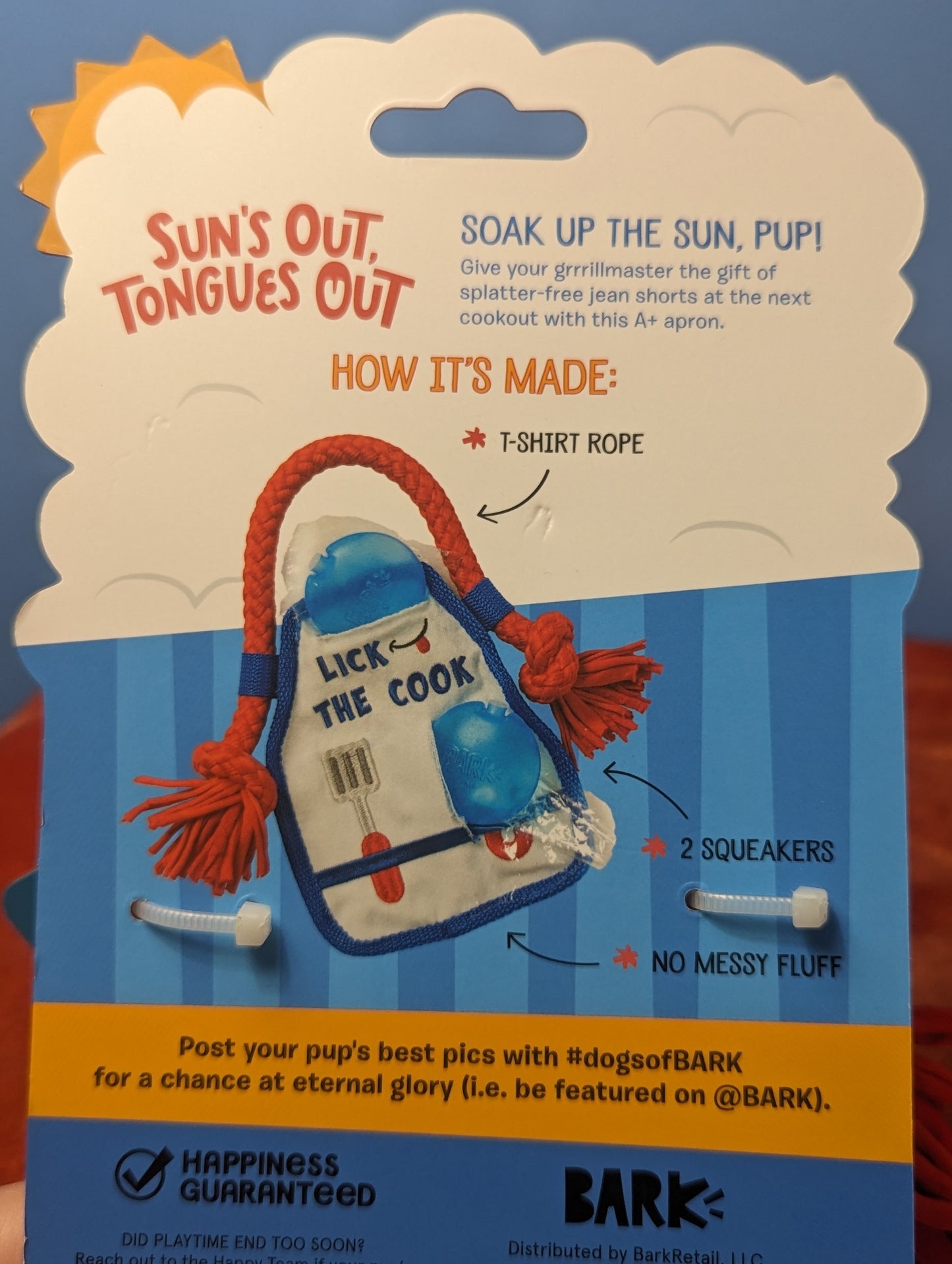 BarkBox Grrrill Champ Apron