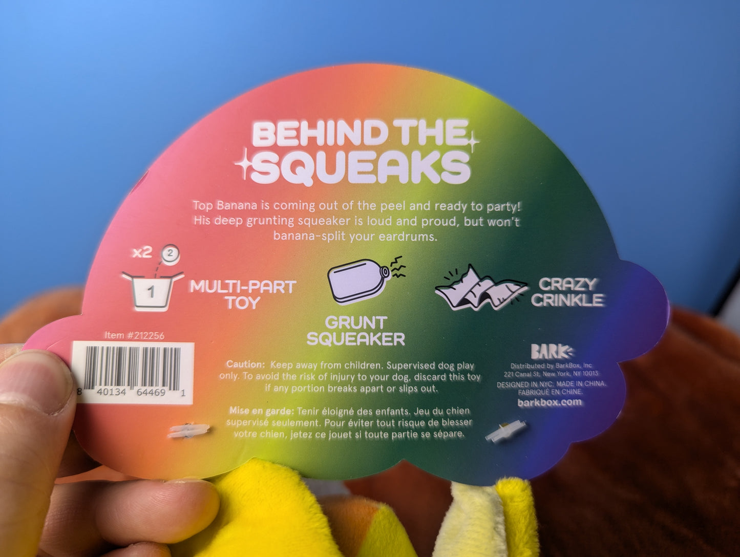 Barkbox Top Banana