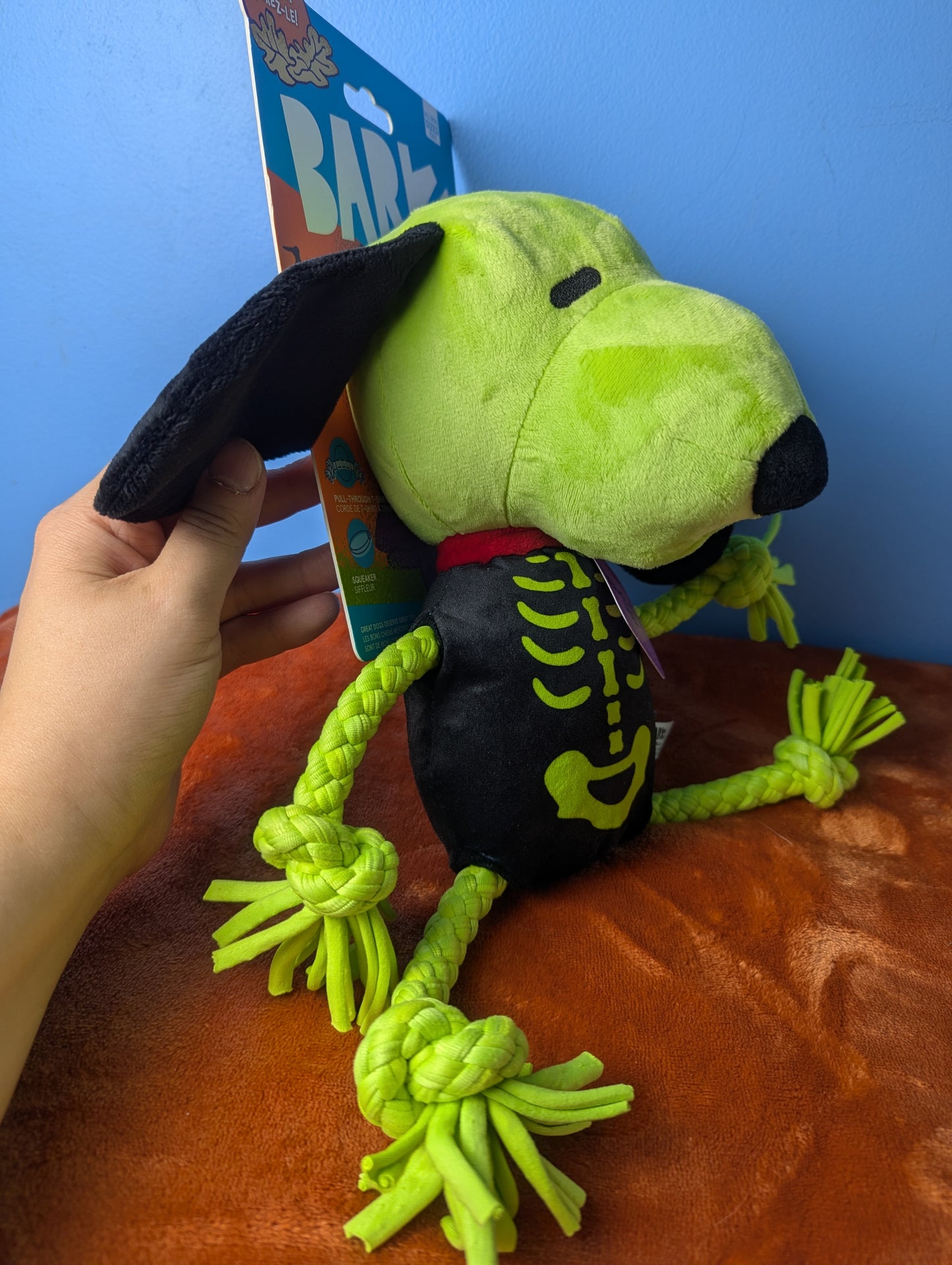 Barkbox rattling bones beagle