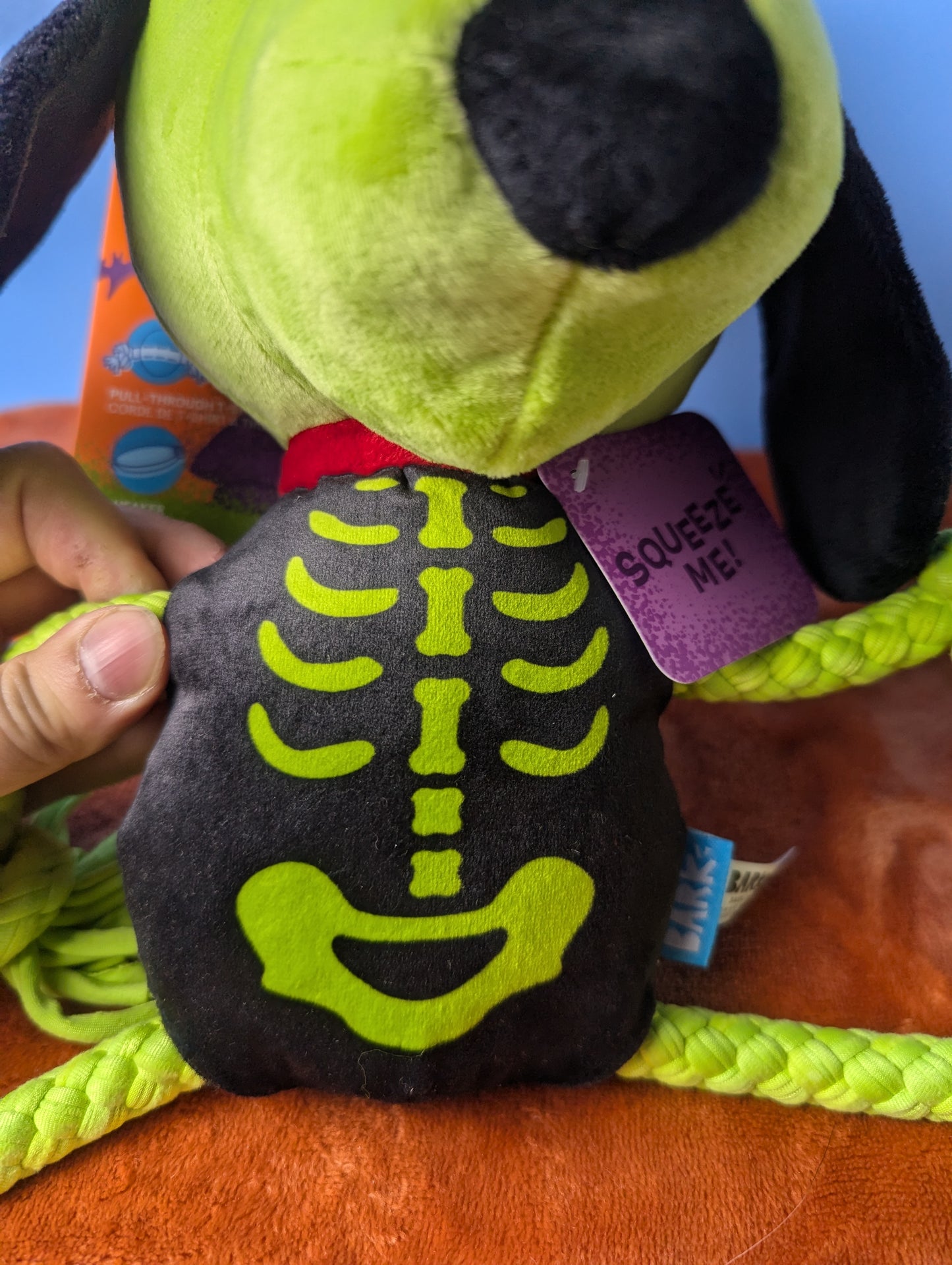 Barkbox rattling bones beagle