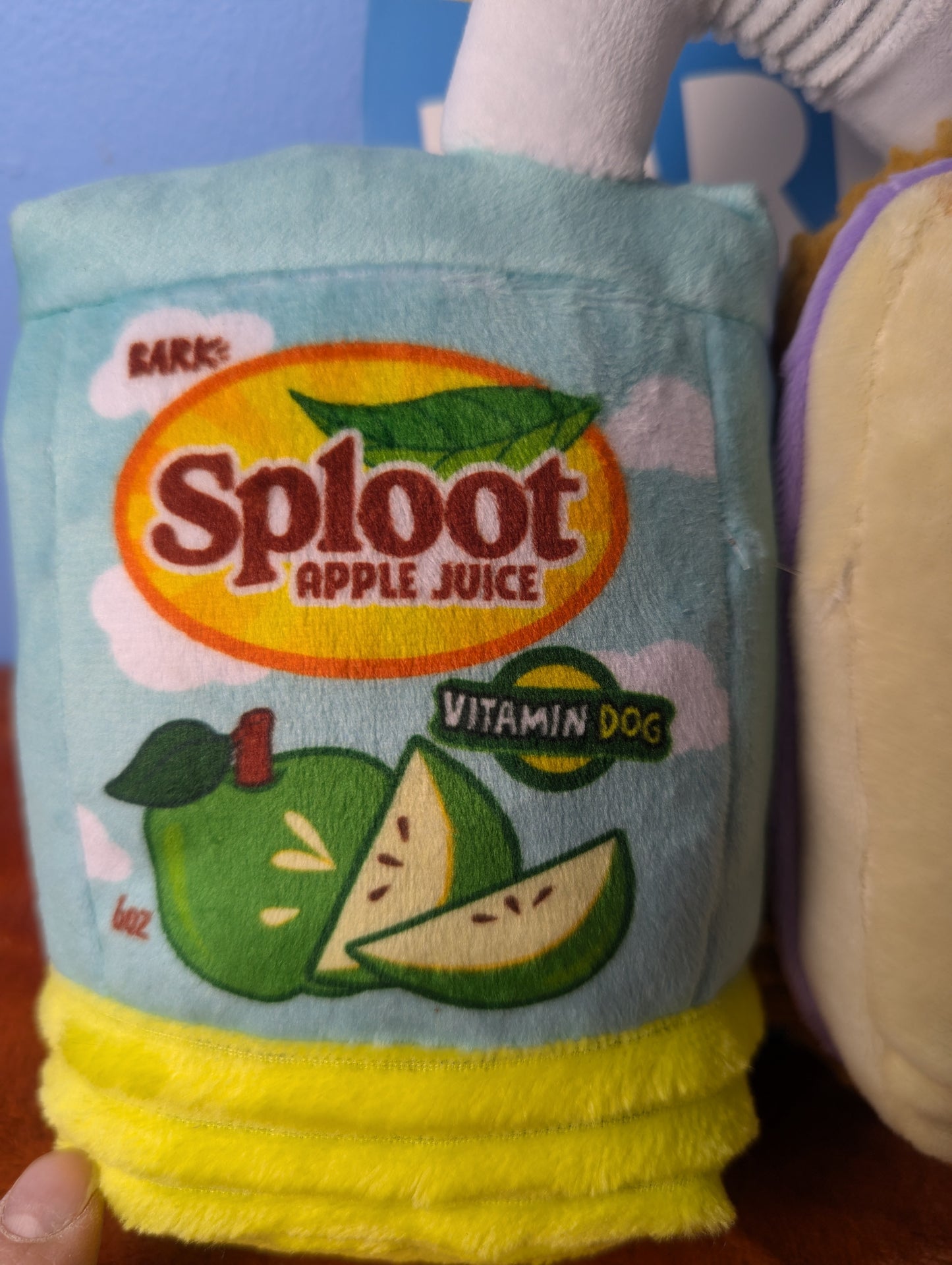 Barkbox Sammy and the juice