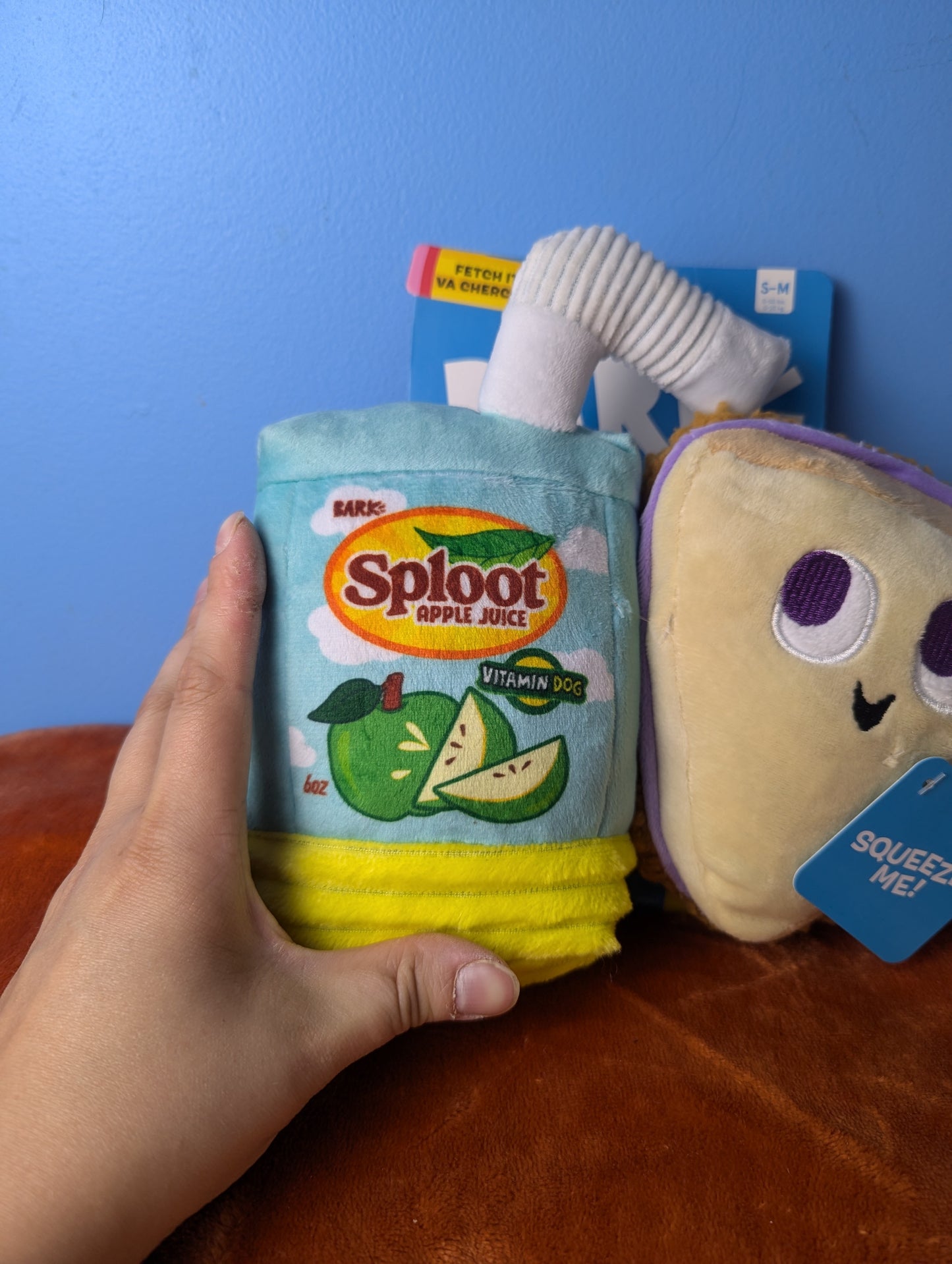 Barkbox Sammy and the juice