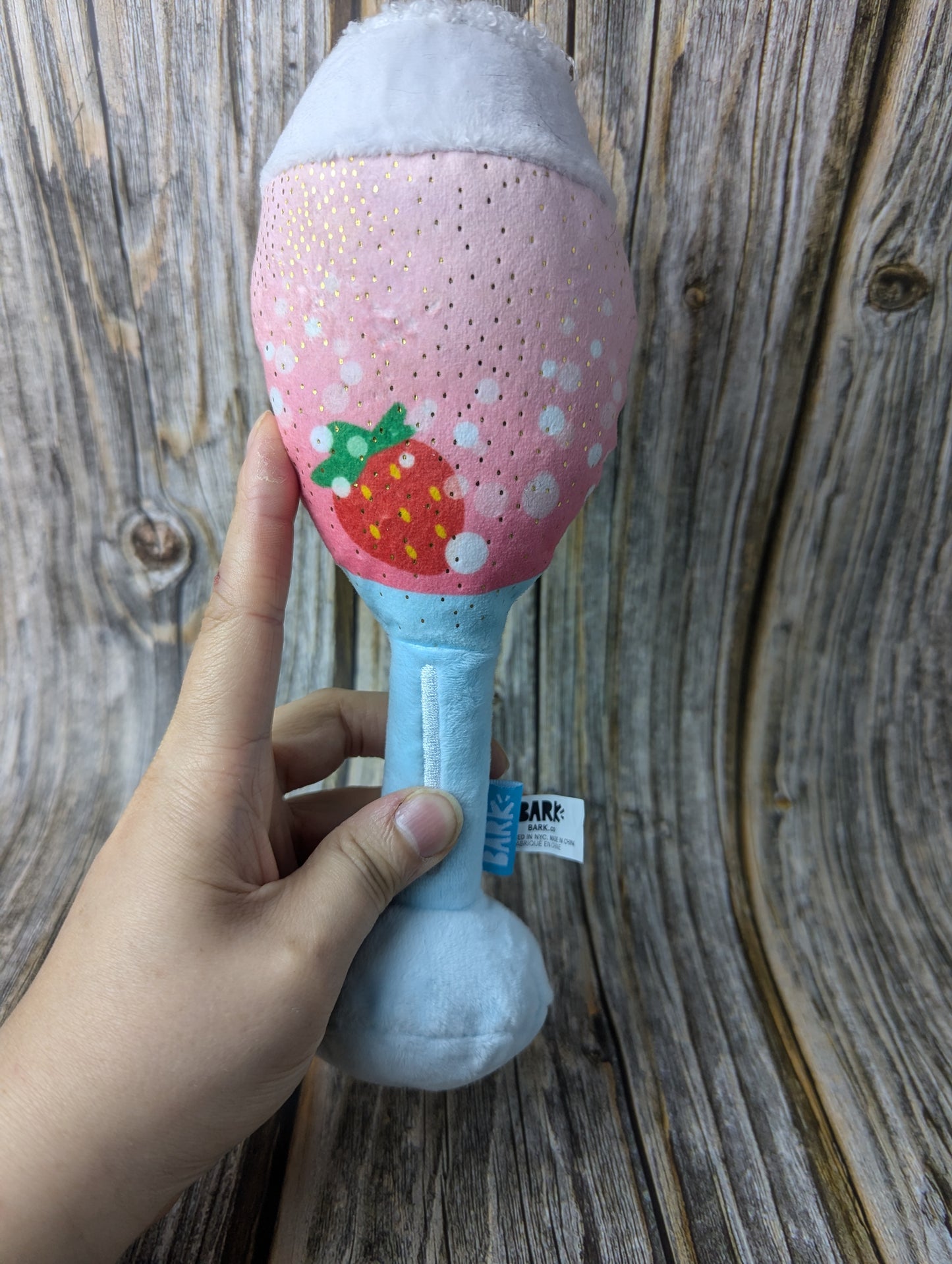 BarkBox Rose Chompagne Flute