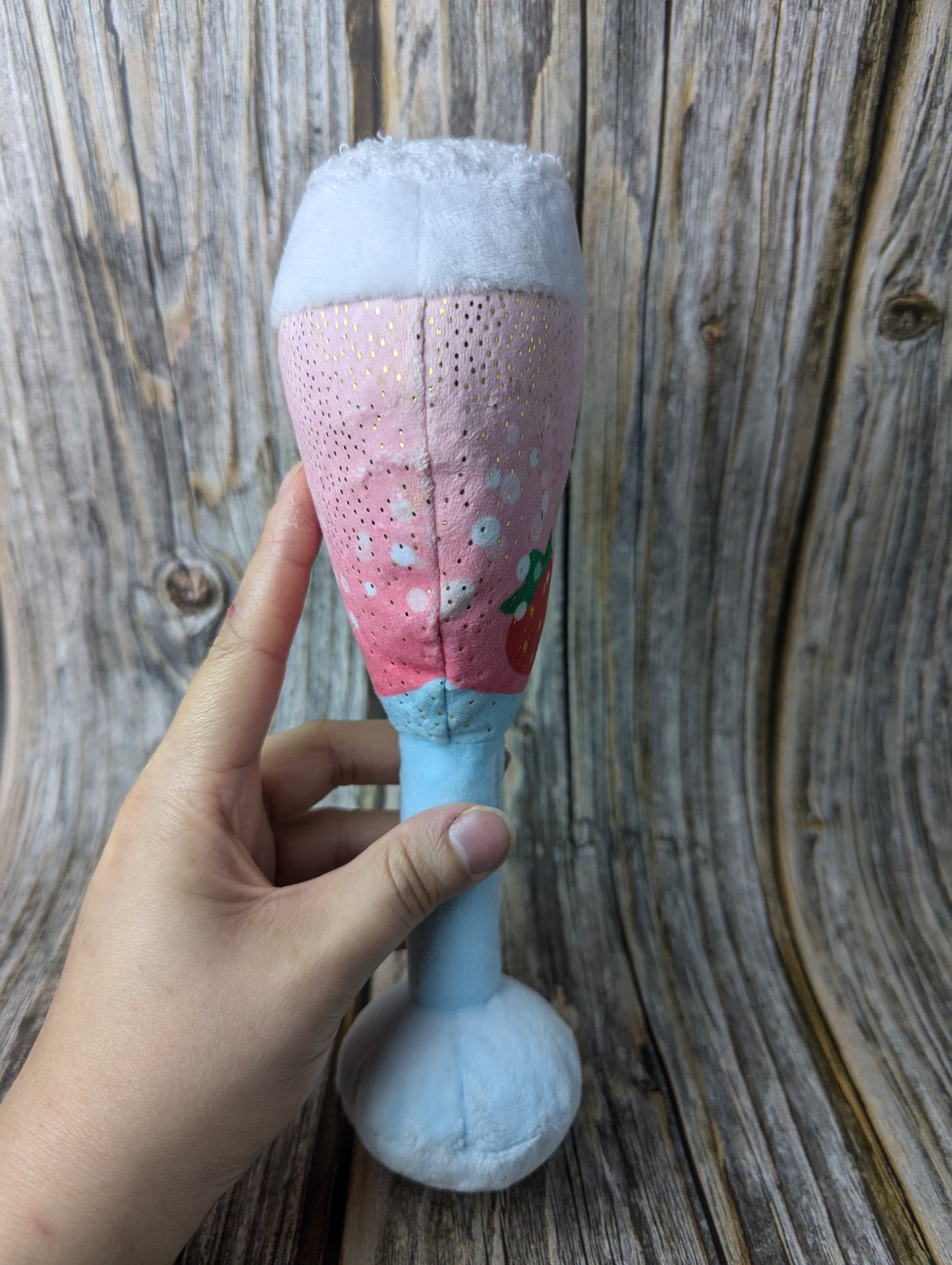 BarkBox Rose Chompagne Flute