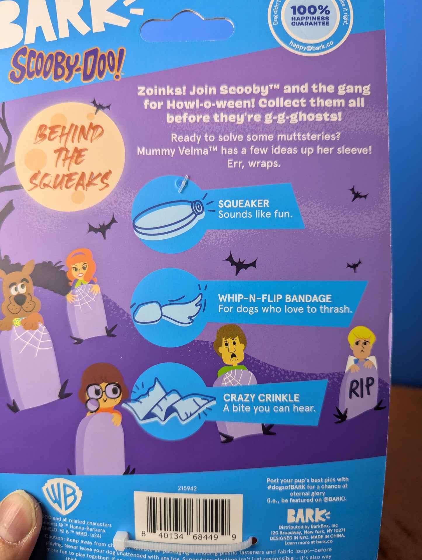 Barkbox Mummy Velma