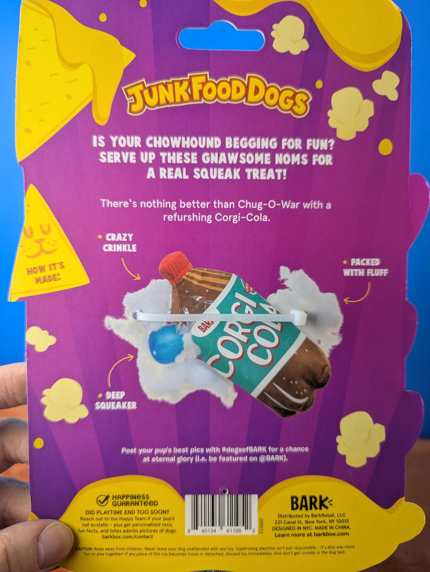 BarkBox Corgi Cola