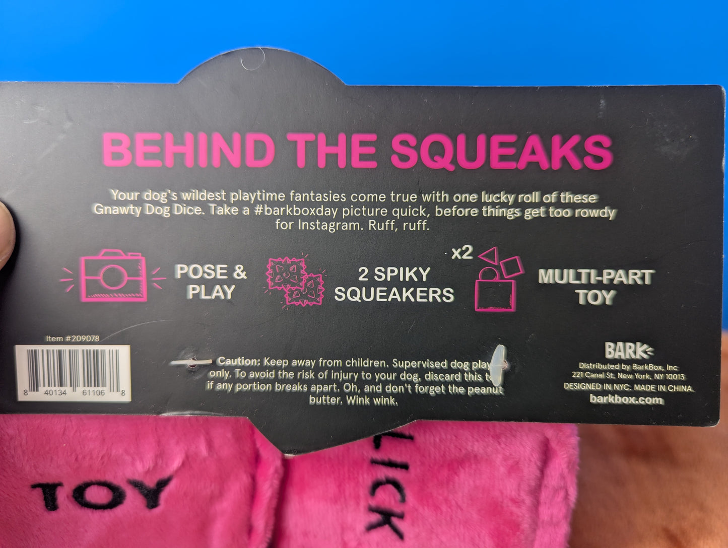 BarkBox Gnawty Dog Dice
