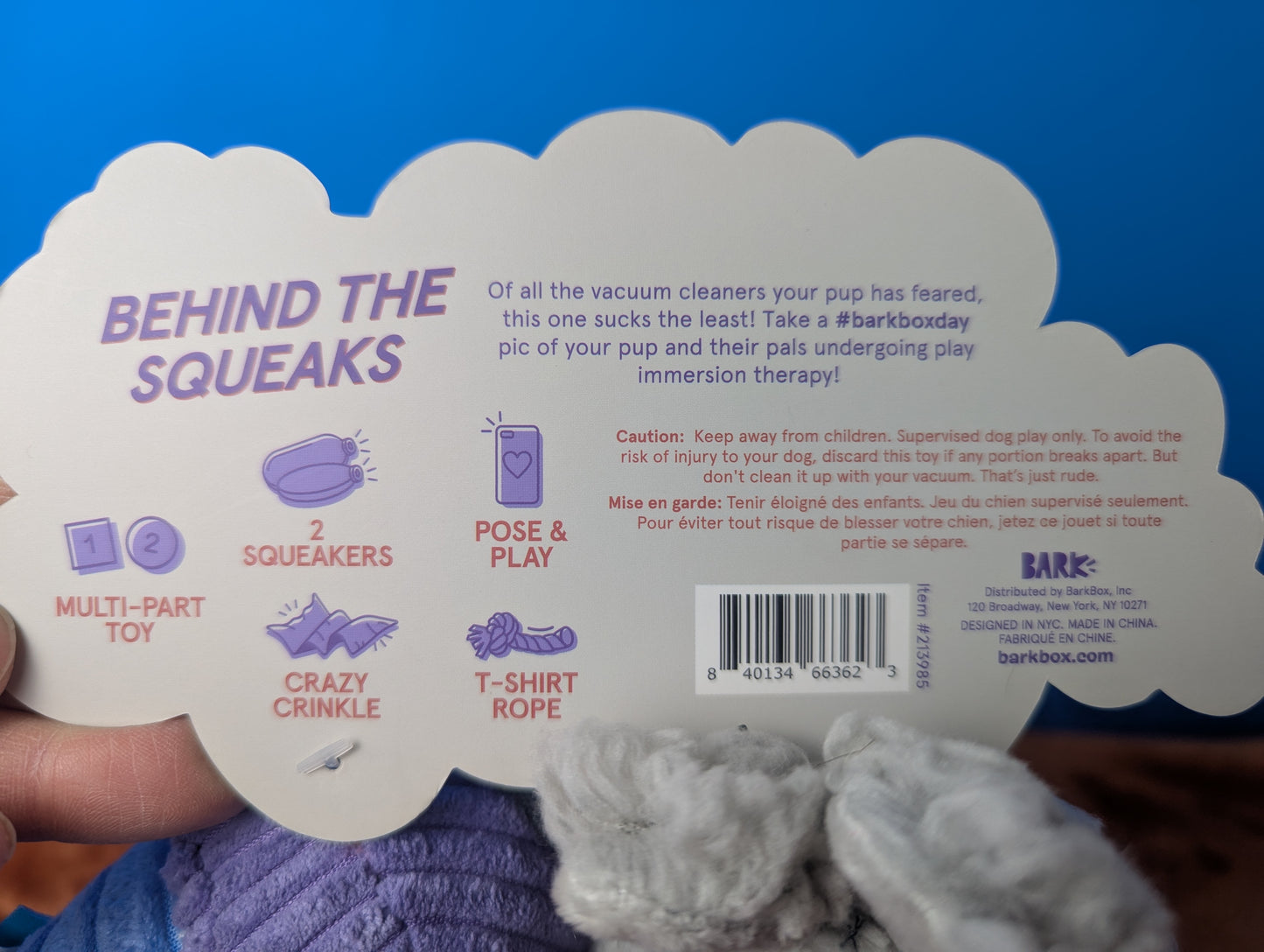 BarkBox Maytug Vacuum