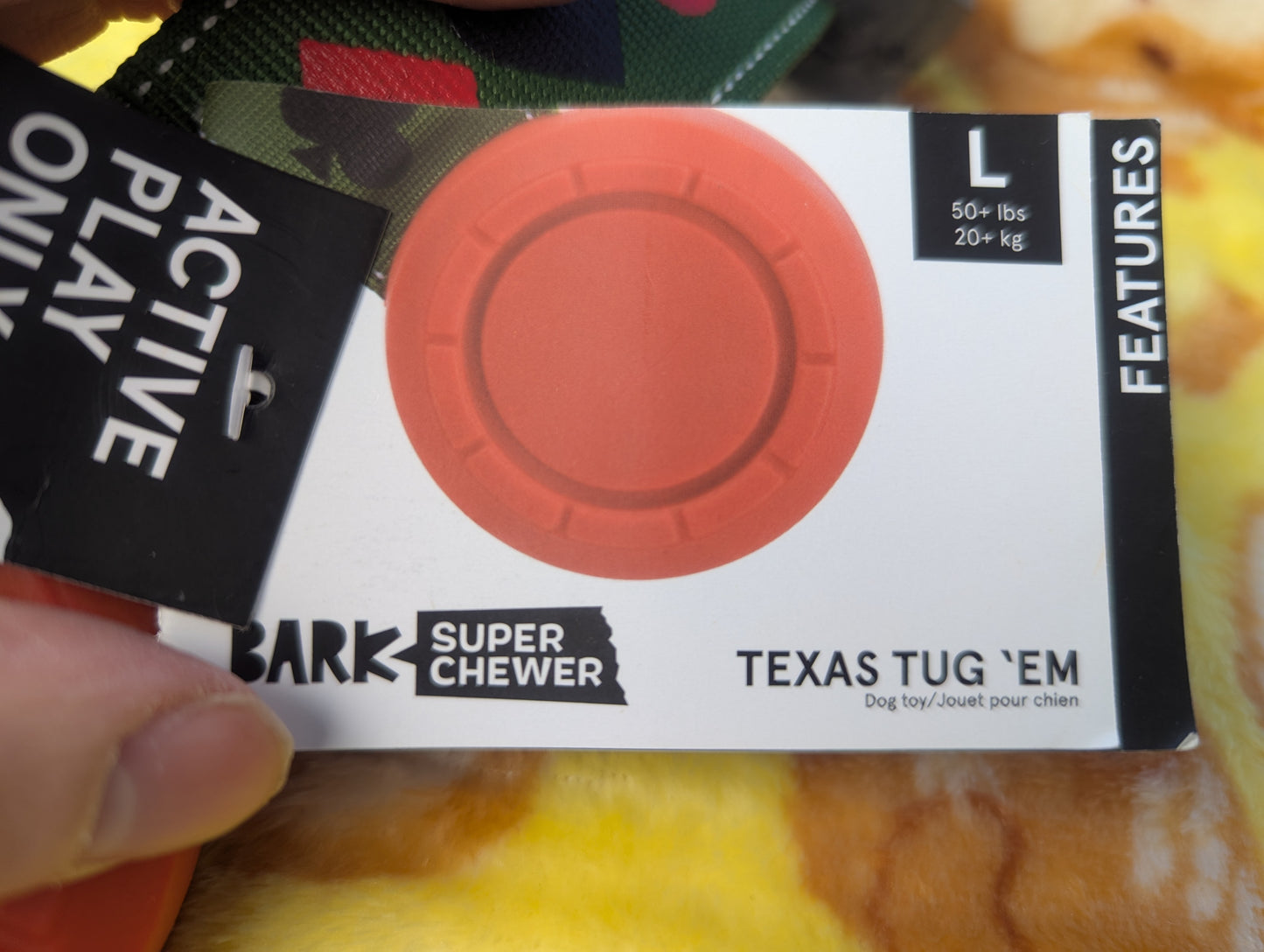 BarkBox Texas Tug em'