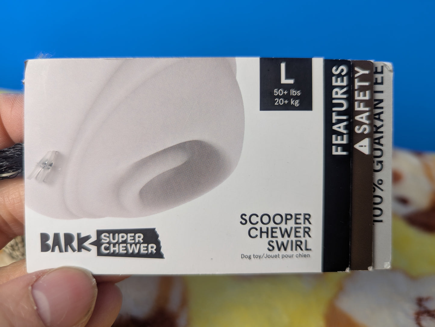 BarkBox Scooper chewer Swirl