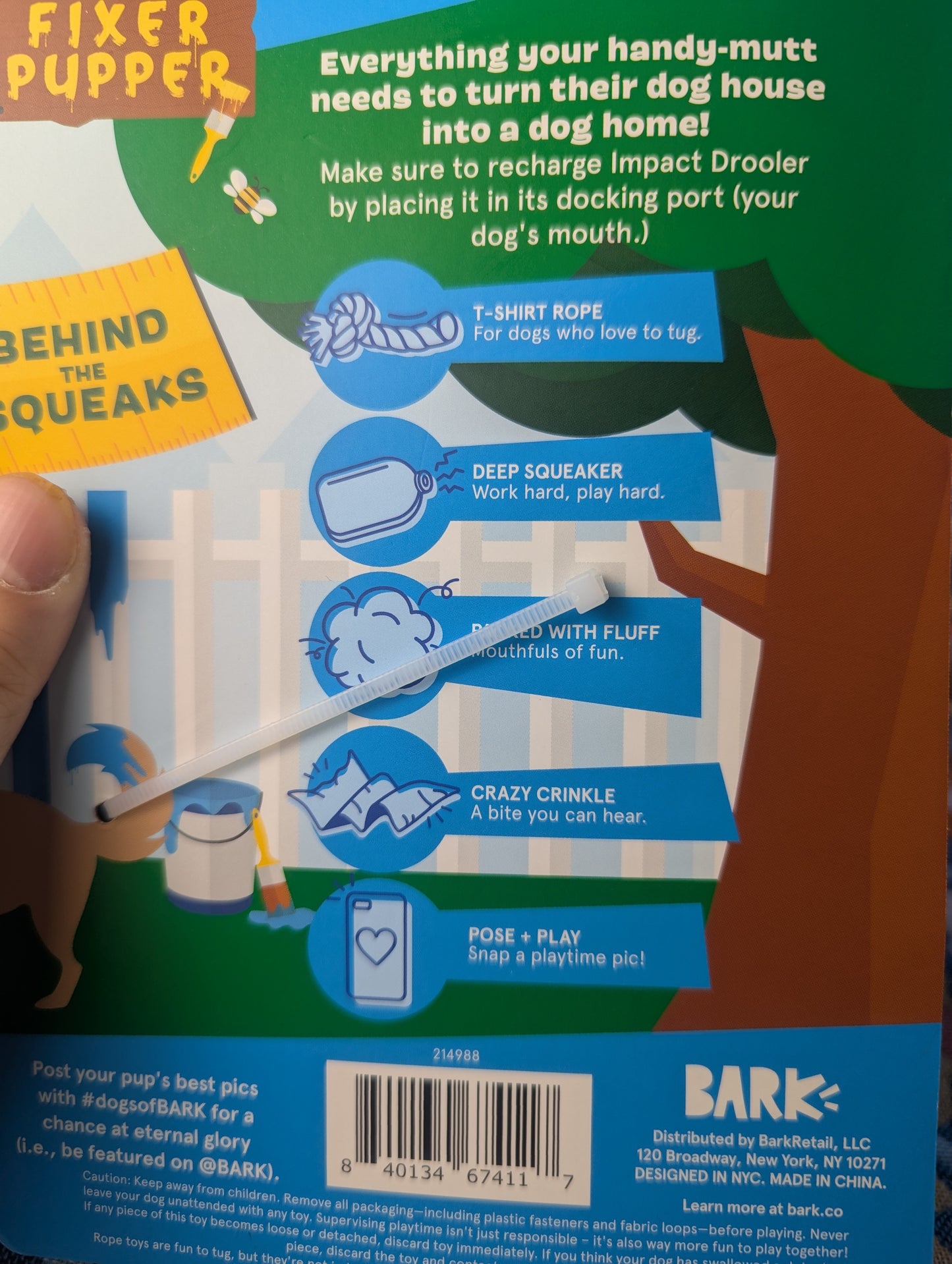 BarkBox Tuggin' Impact Drooler