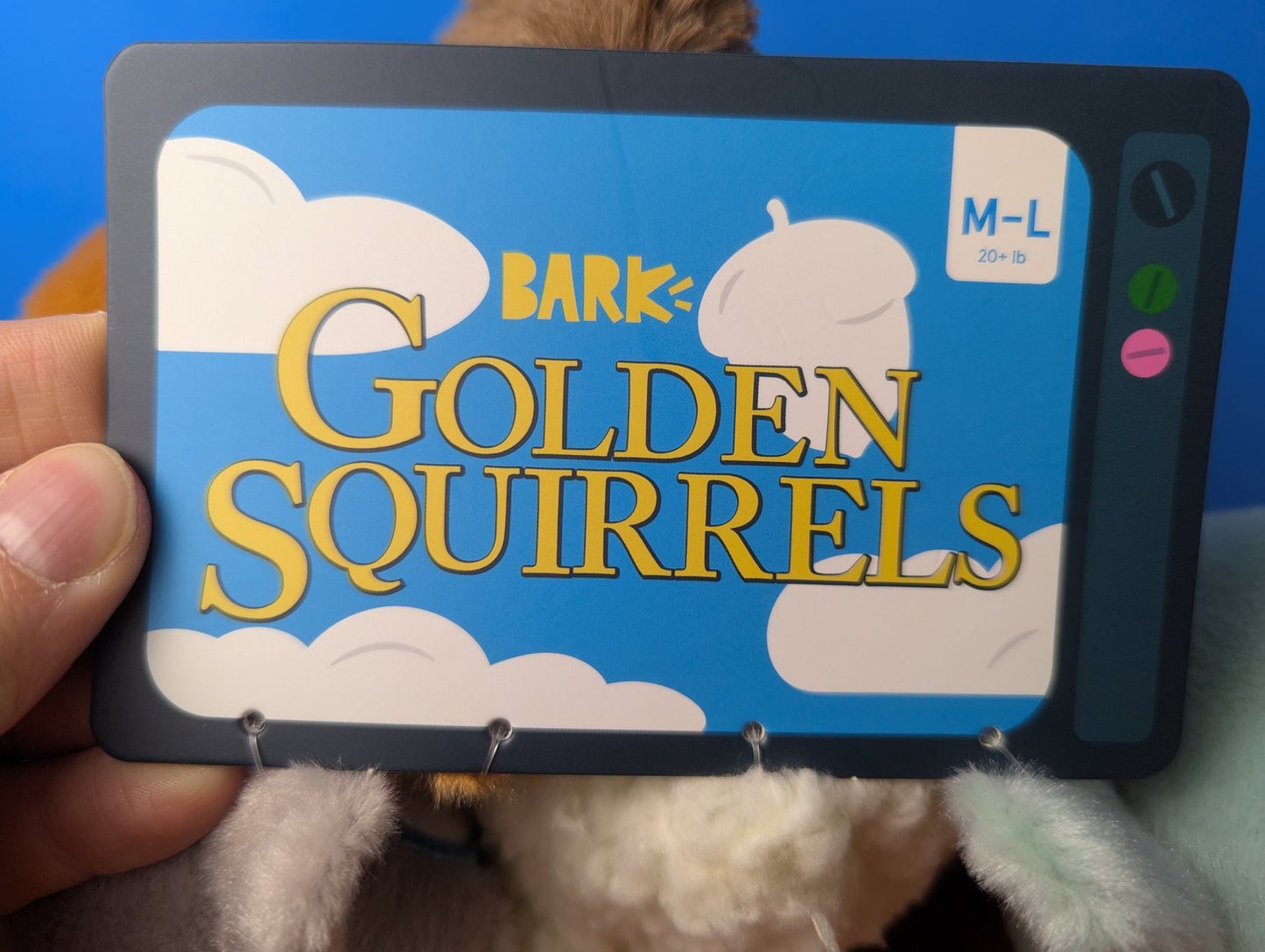 Barkbox Golden Squirrels