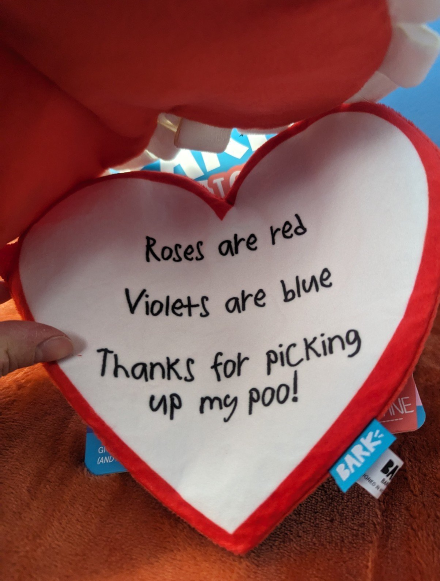 BarkBox Be Mine Growlentine