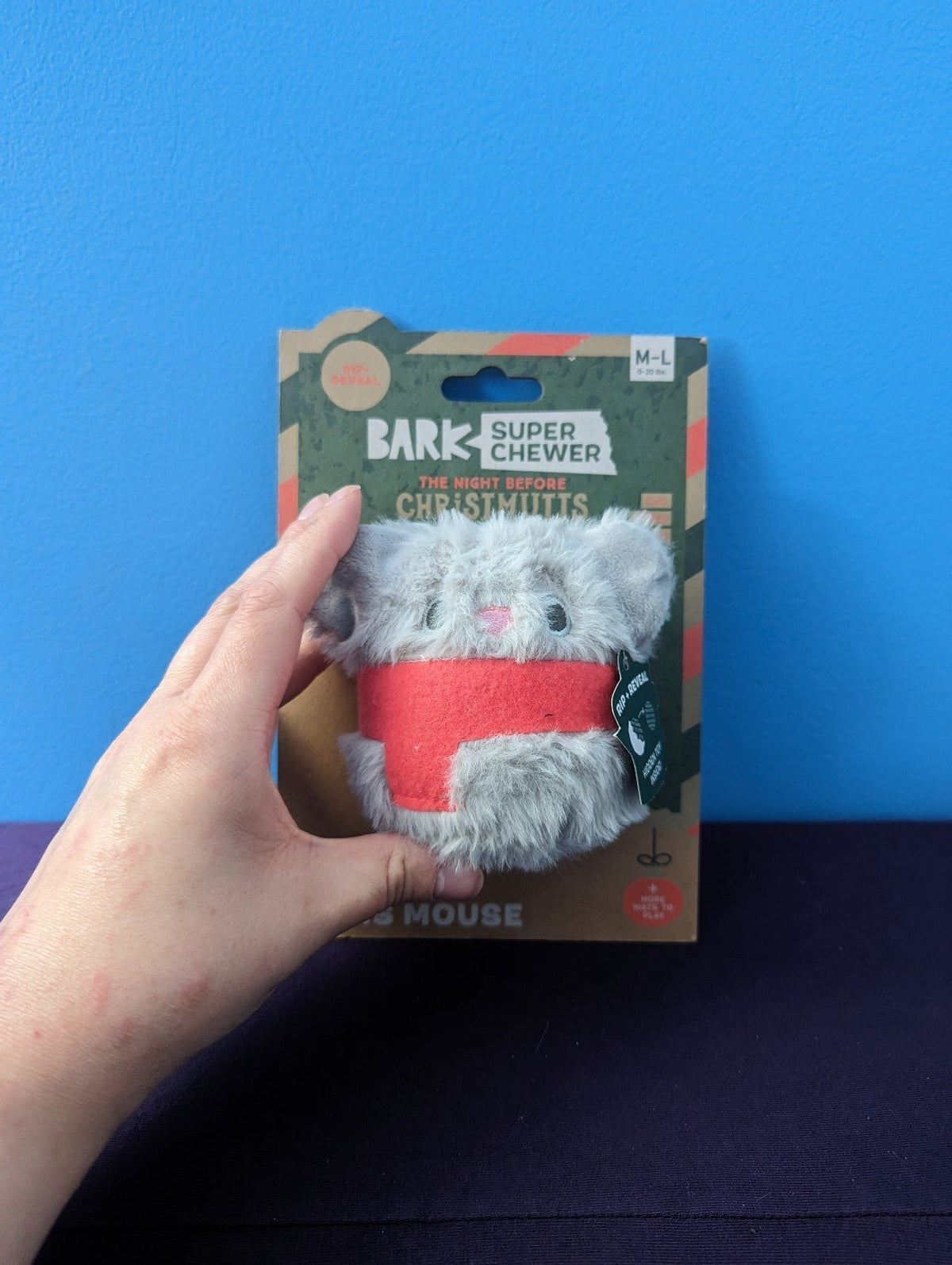 BarkBox Merry Chris Mouse