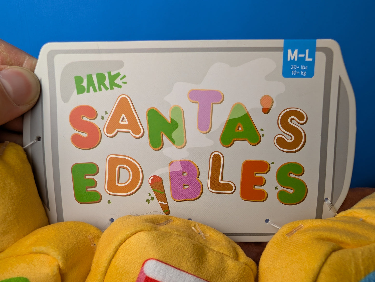 Barkbox Santa's edibles