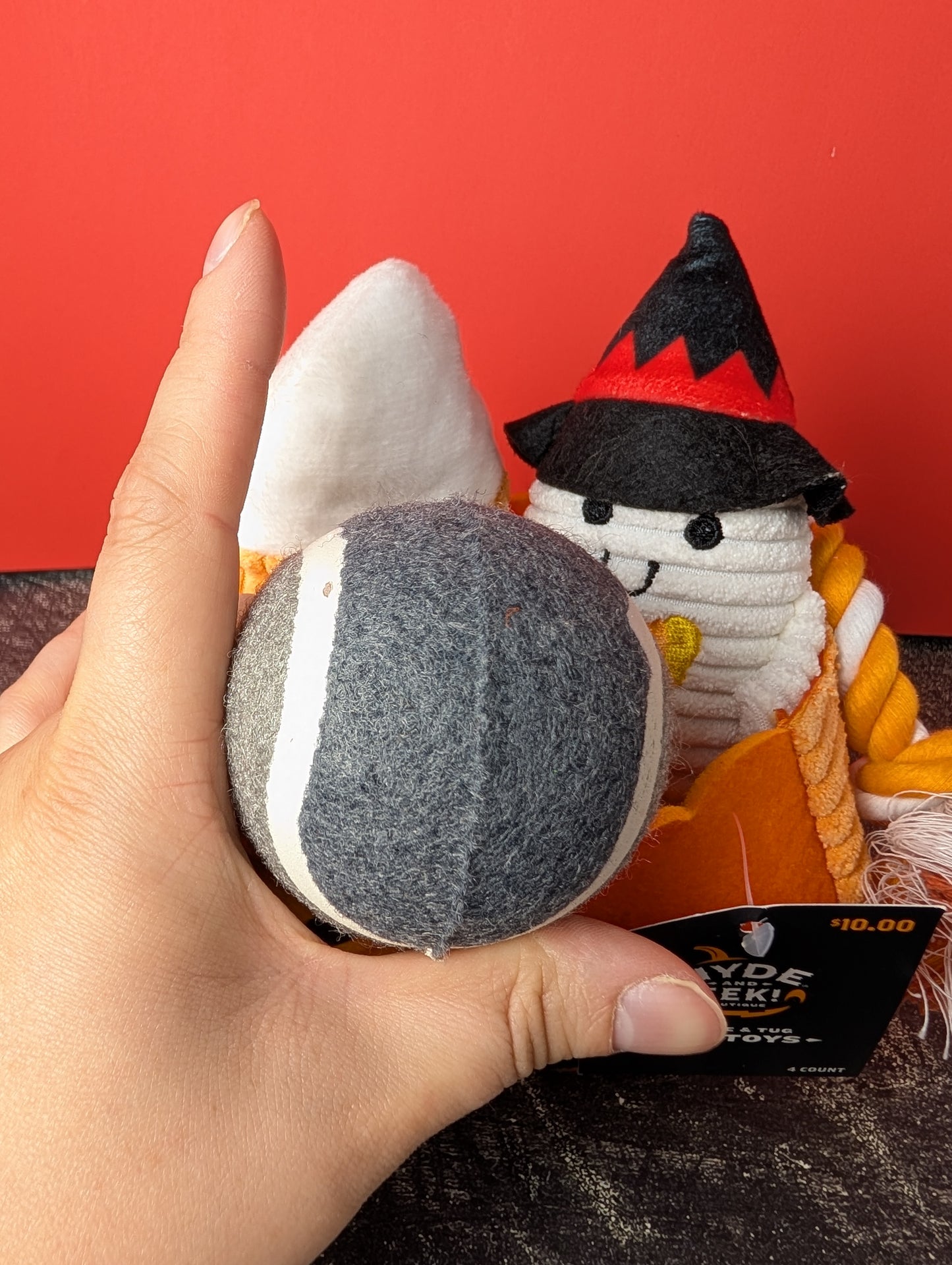 Hyde and Eek Halloween dog toy gift set