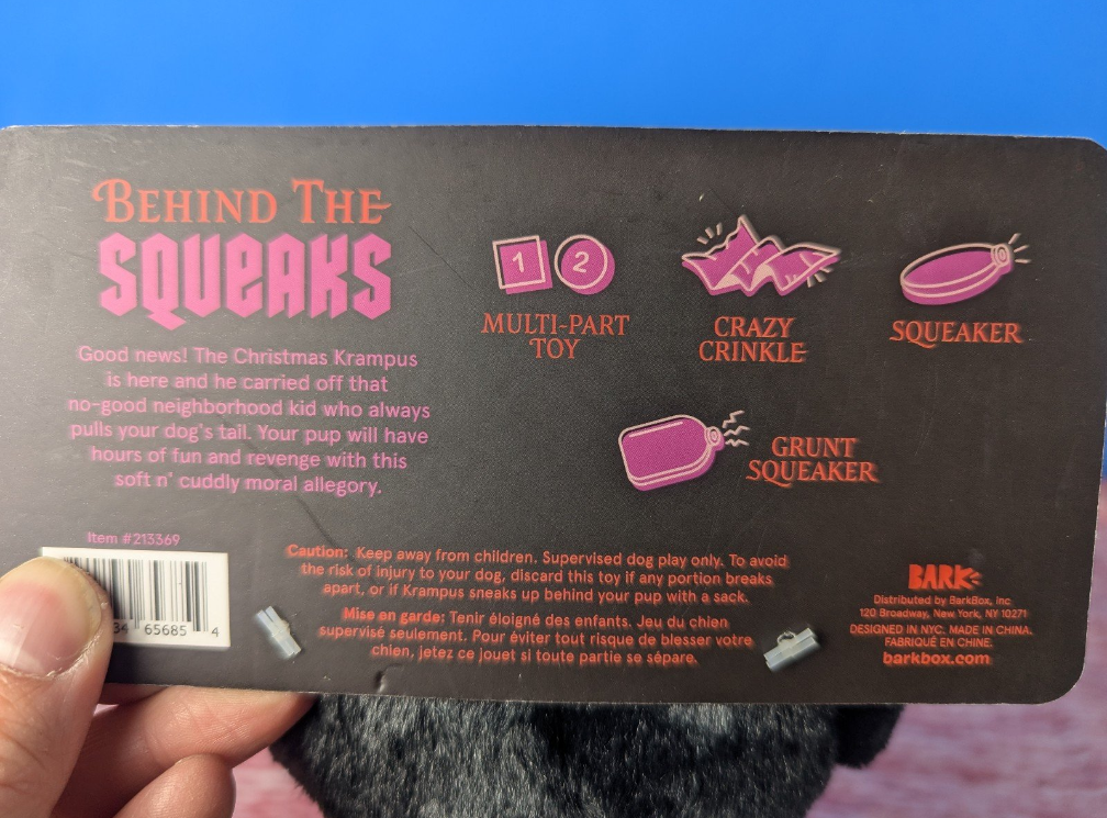 BarkBox Mary Krampus