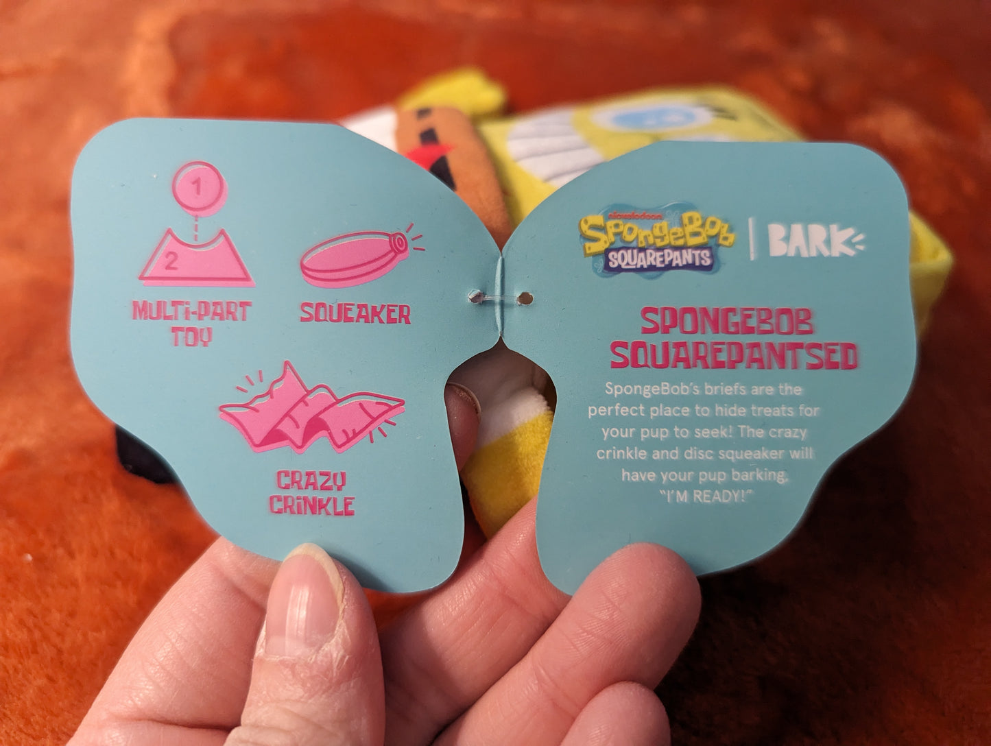BarkBox SpongeBob Squarepantsed