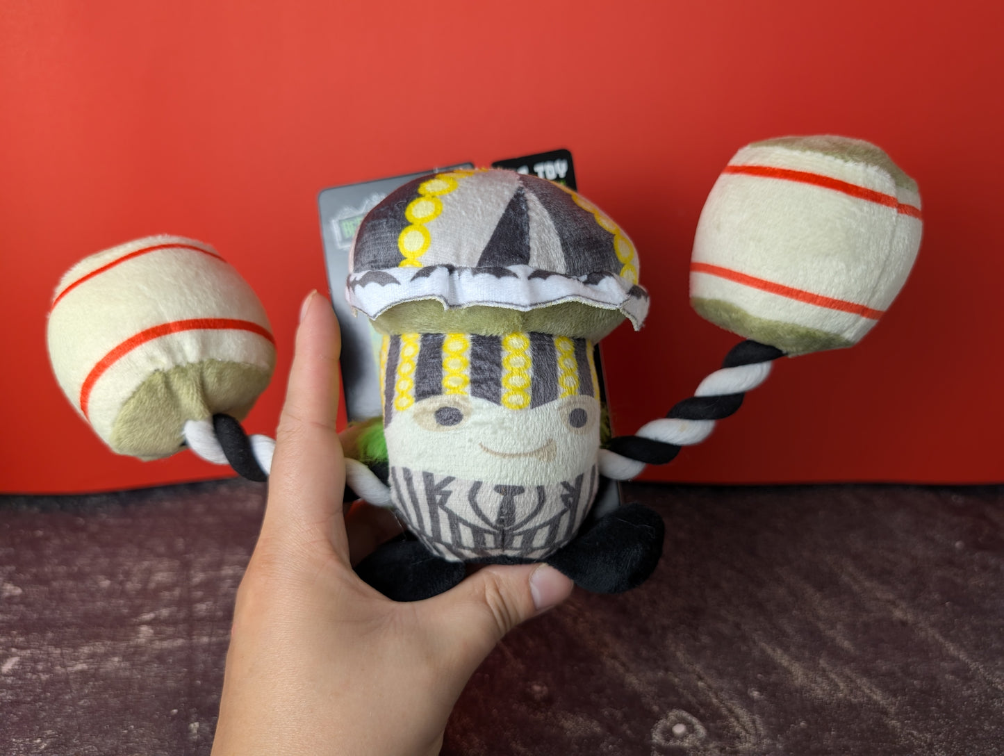 Beetlejuice 14" Carnival Rope Dog Toy