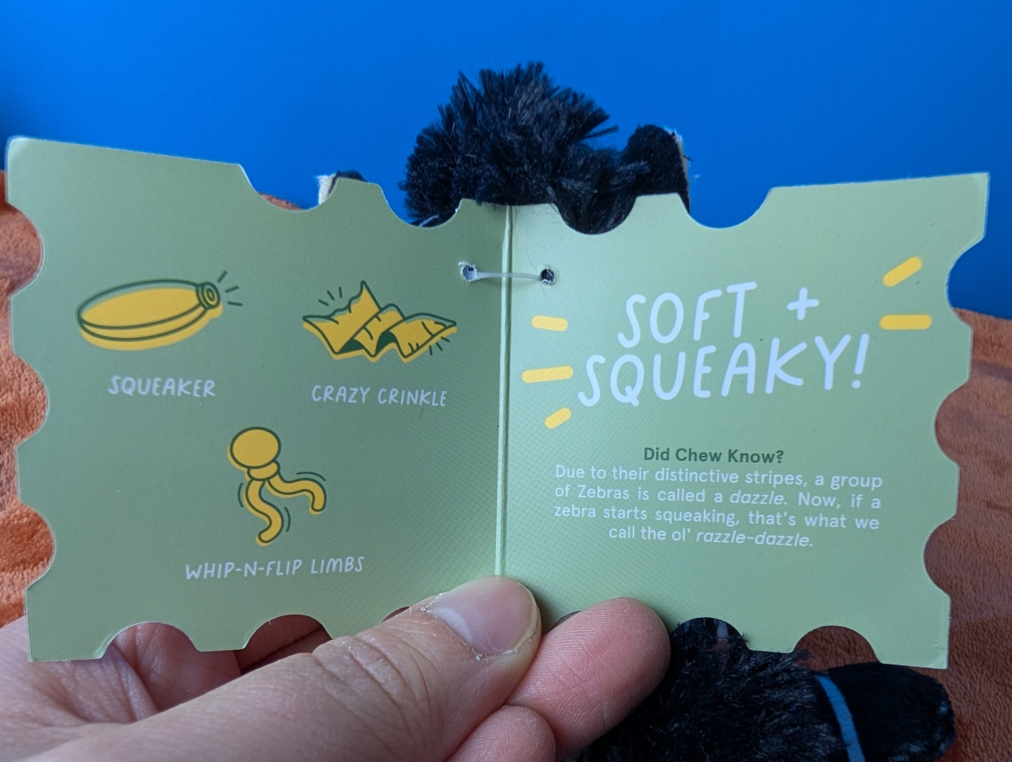 BarkBox Zuwena Zebra