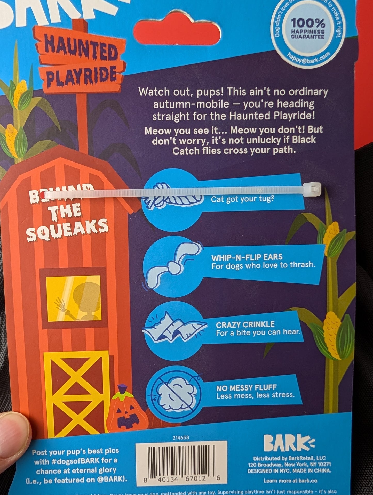 Barkbox Black Catch