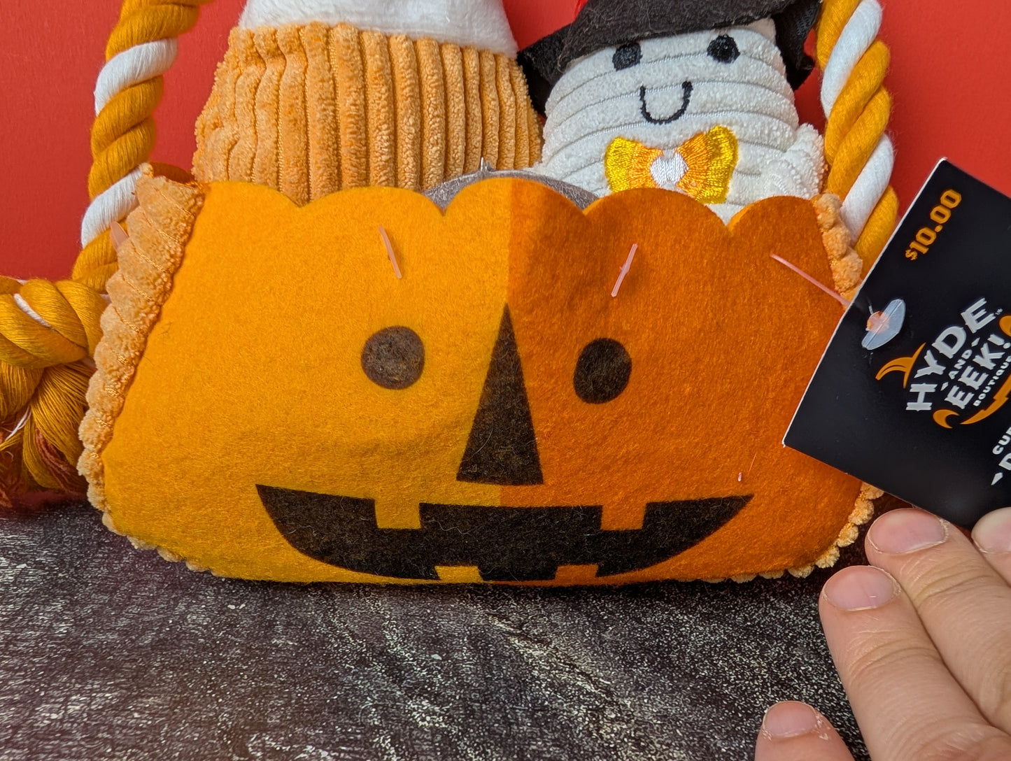Hyde and Eek Halloween dog toy gift set
