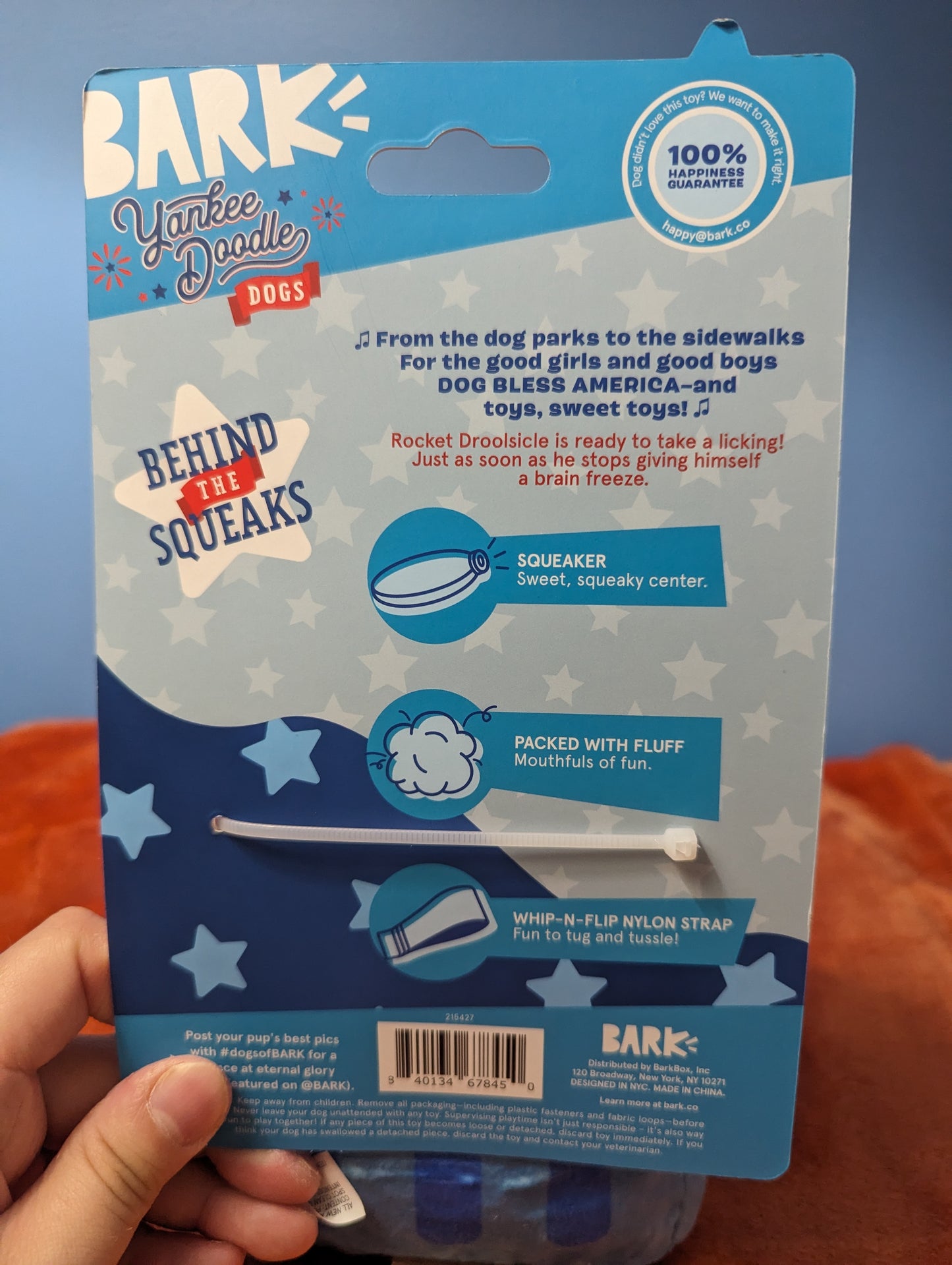 Barkbox Rocket Droolsicle