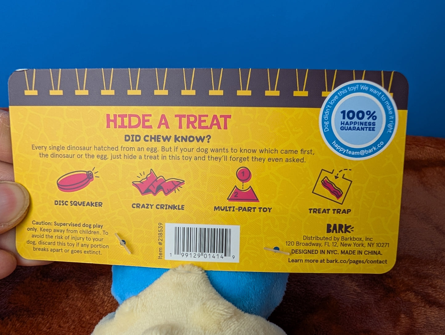 BarkBox Hattie Hatchling