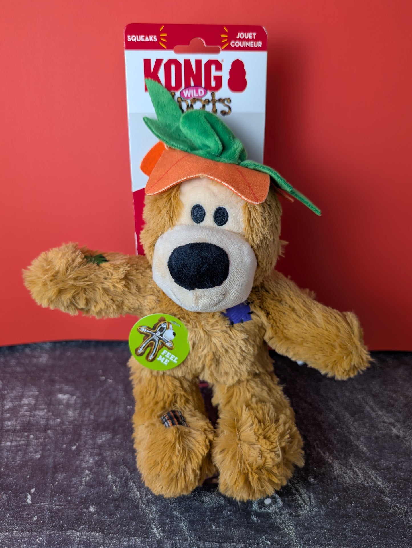 Kong Wild Knots Pumpkin Bear