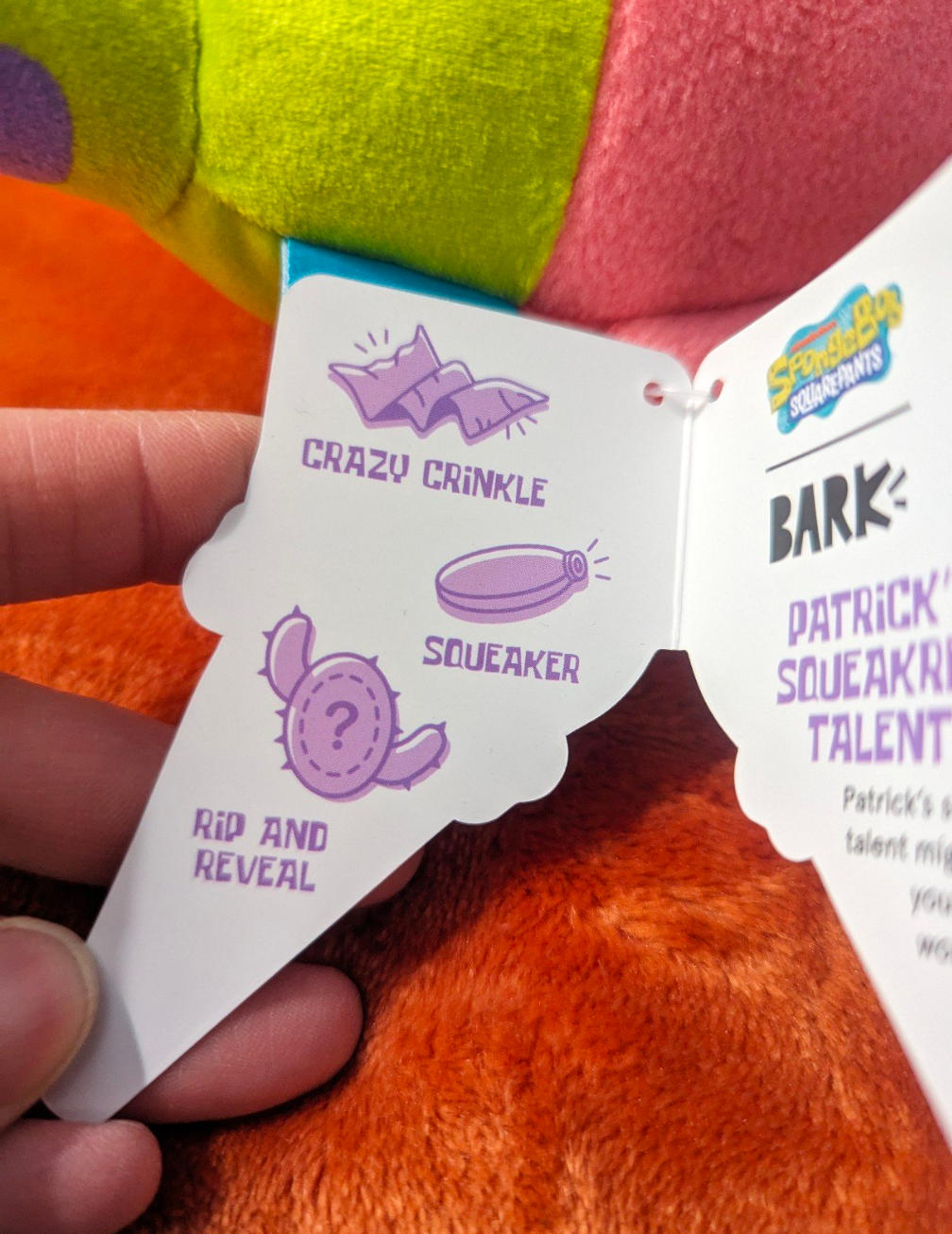 BarkBox Patrick's Squeakret Talent