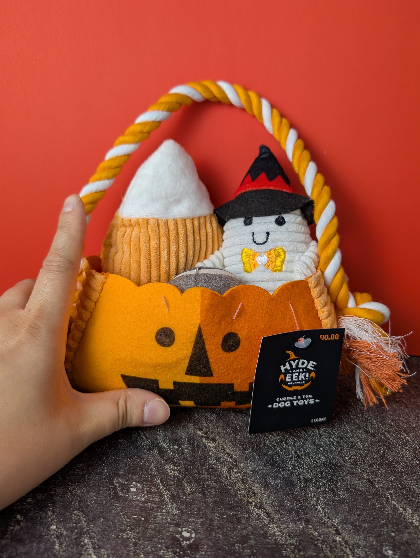 Hyde and Eek Halloween dog toy gift set