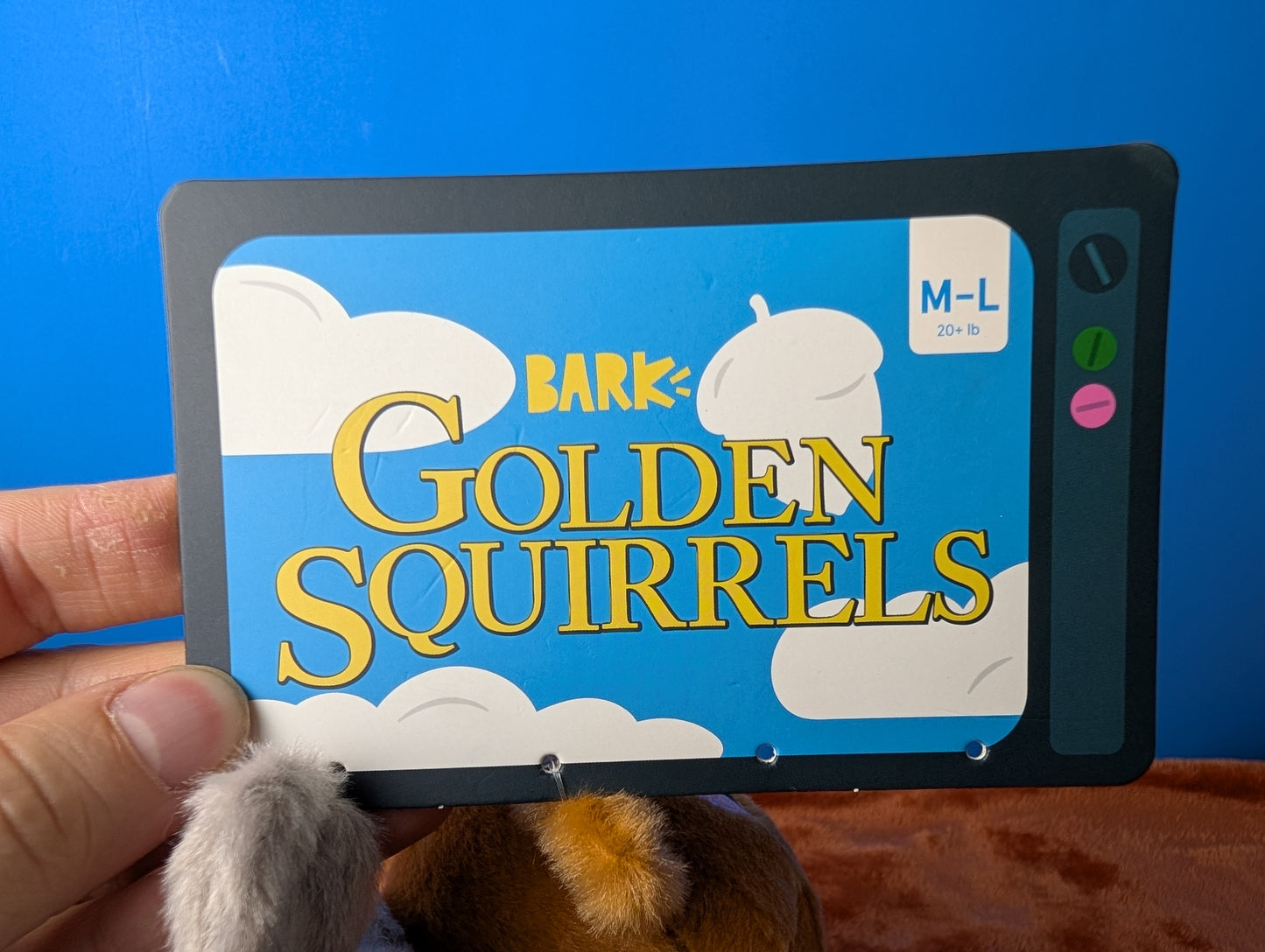Barkbox Golden Squirrels