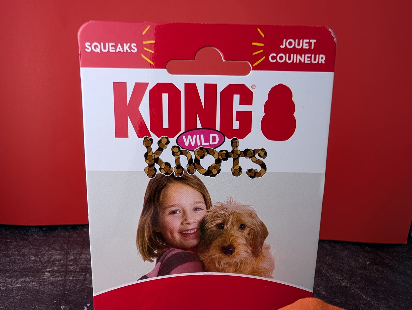 Kong Wild Knots Pumpkin Bear