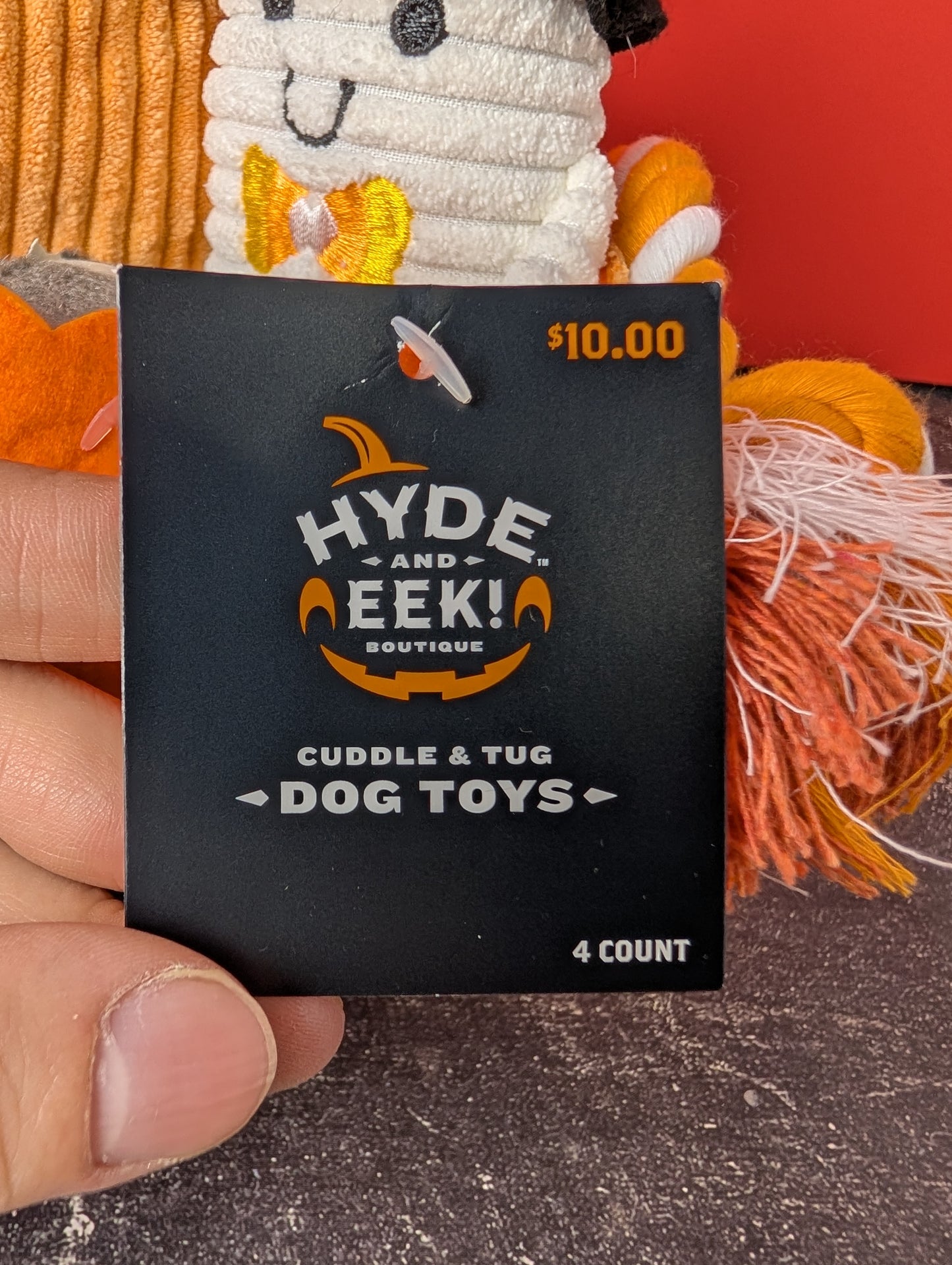 Hyde and Eek Halloween dog toy gift set