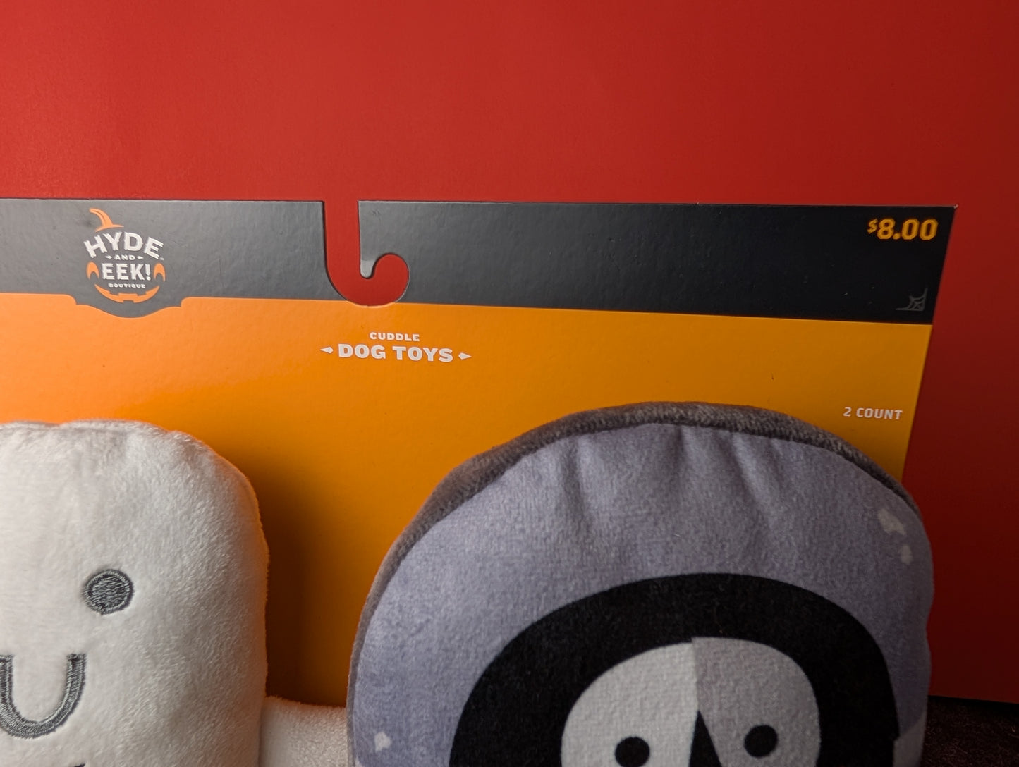 Hyde and Eek ghost and gravestone dog2 toy set