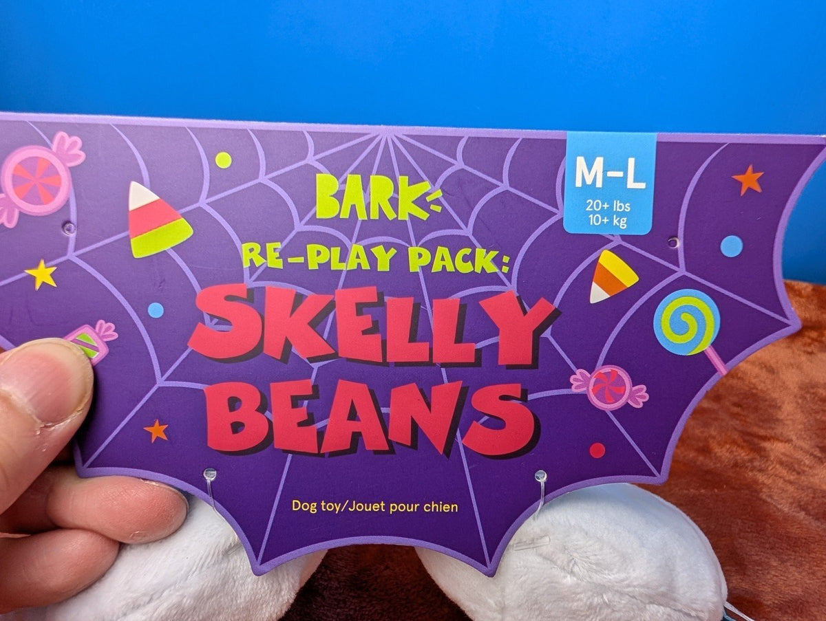 Barkbox Re-Play Pack Skelly Beans