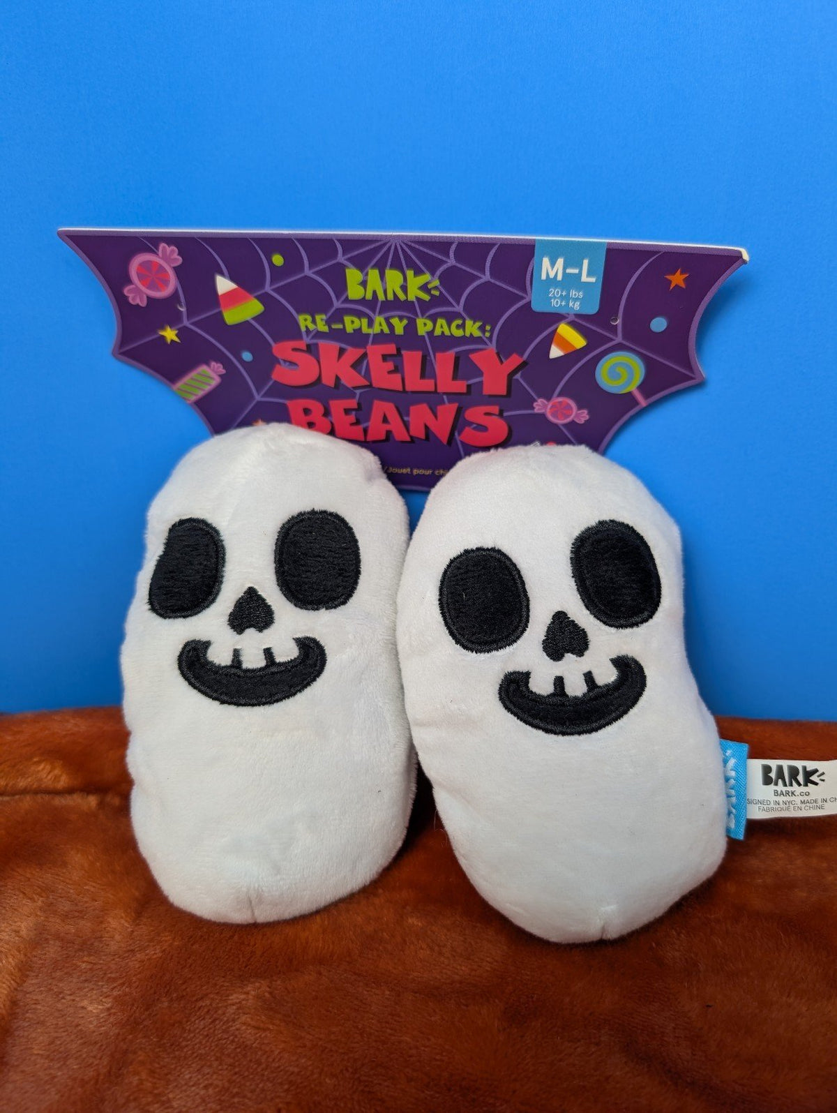 Barkbox Re-Play Pack Skelly Beans