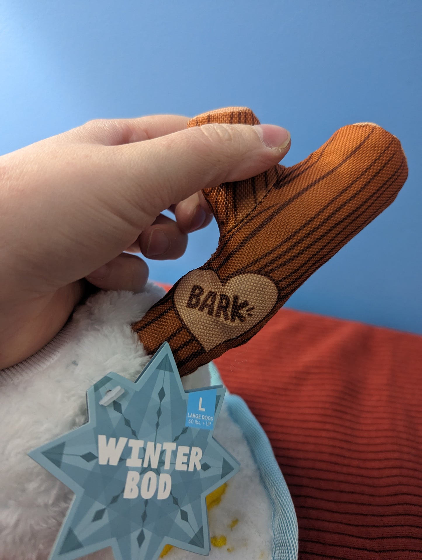 Barkbox Toboggan Noggin and Winter Bod Toy Bundle