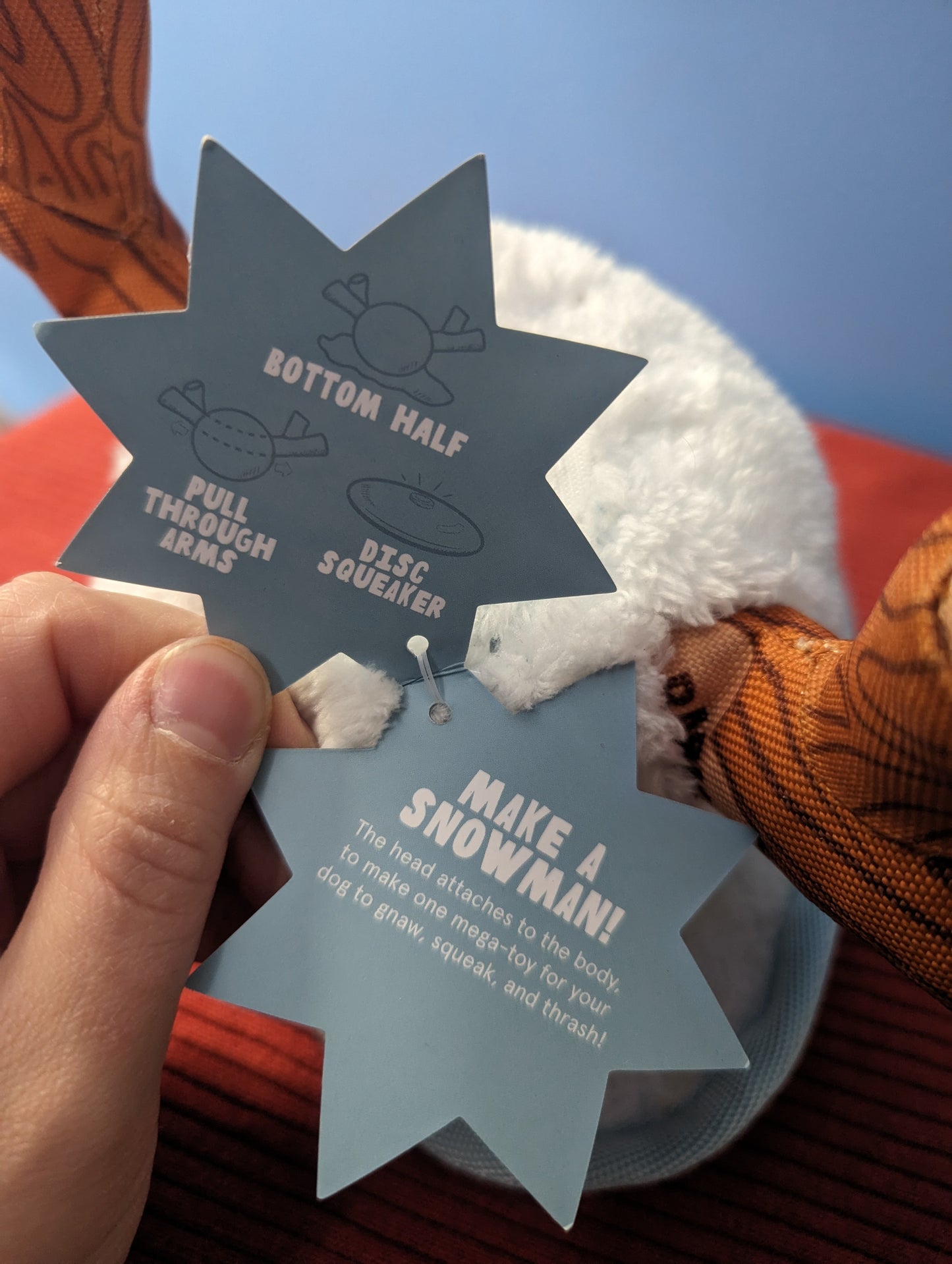 Barkbox Toboggan Noggin and Winter Bod Toy Bundle