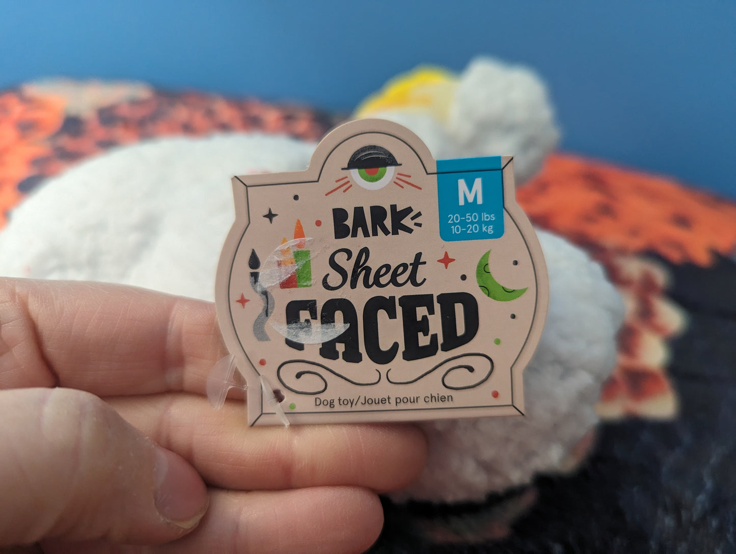 BarkBox sheet faced