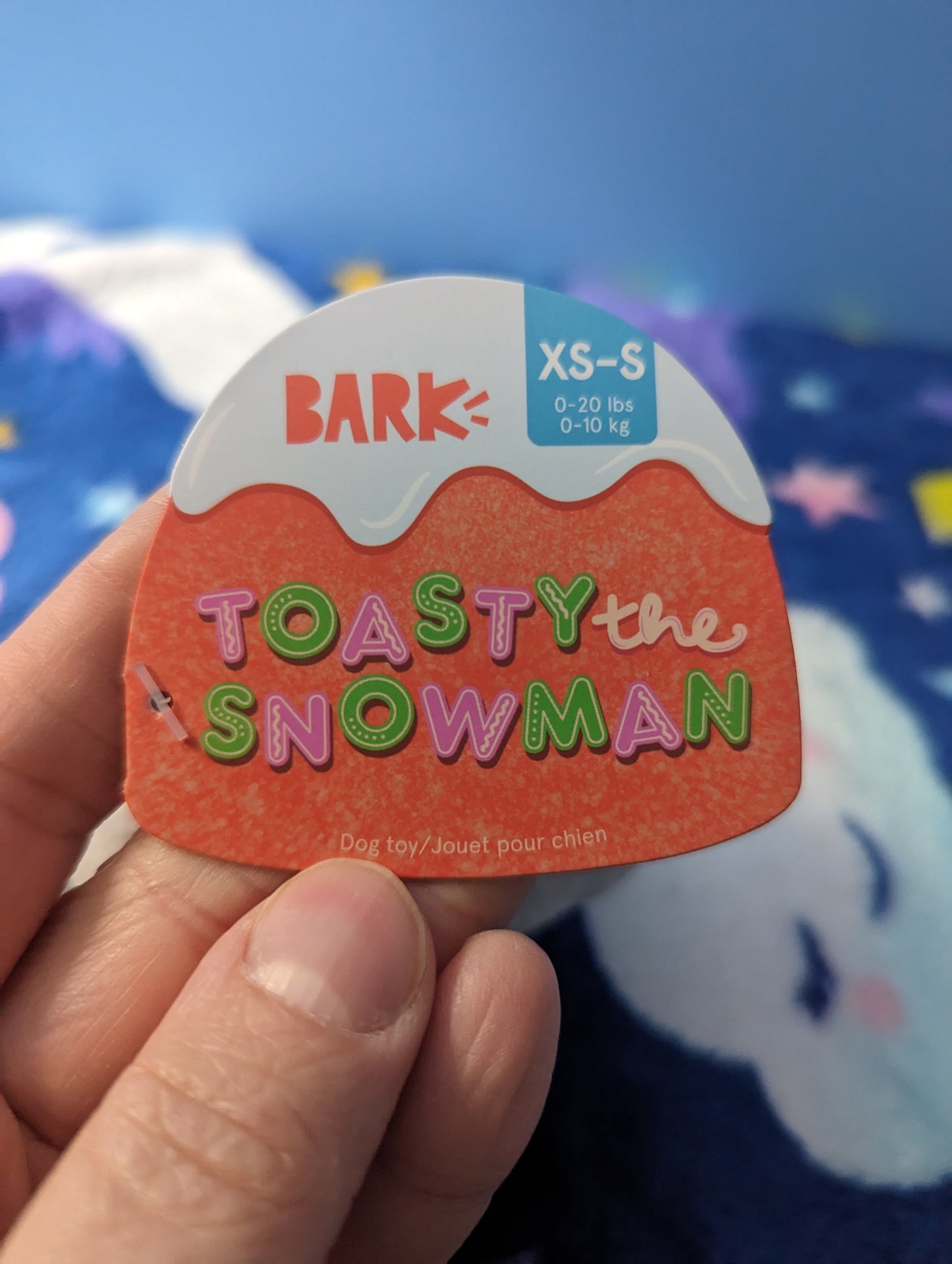 BarkBox toasty the snowman