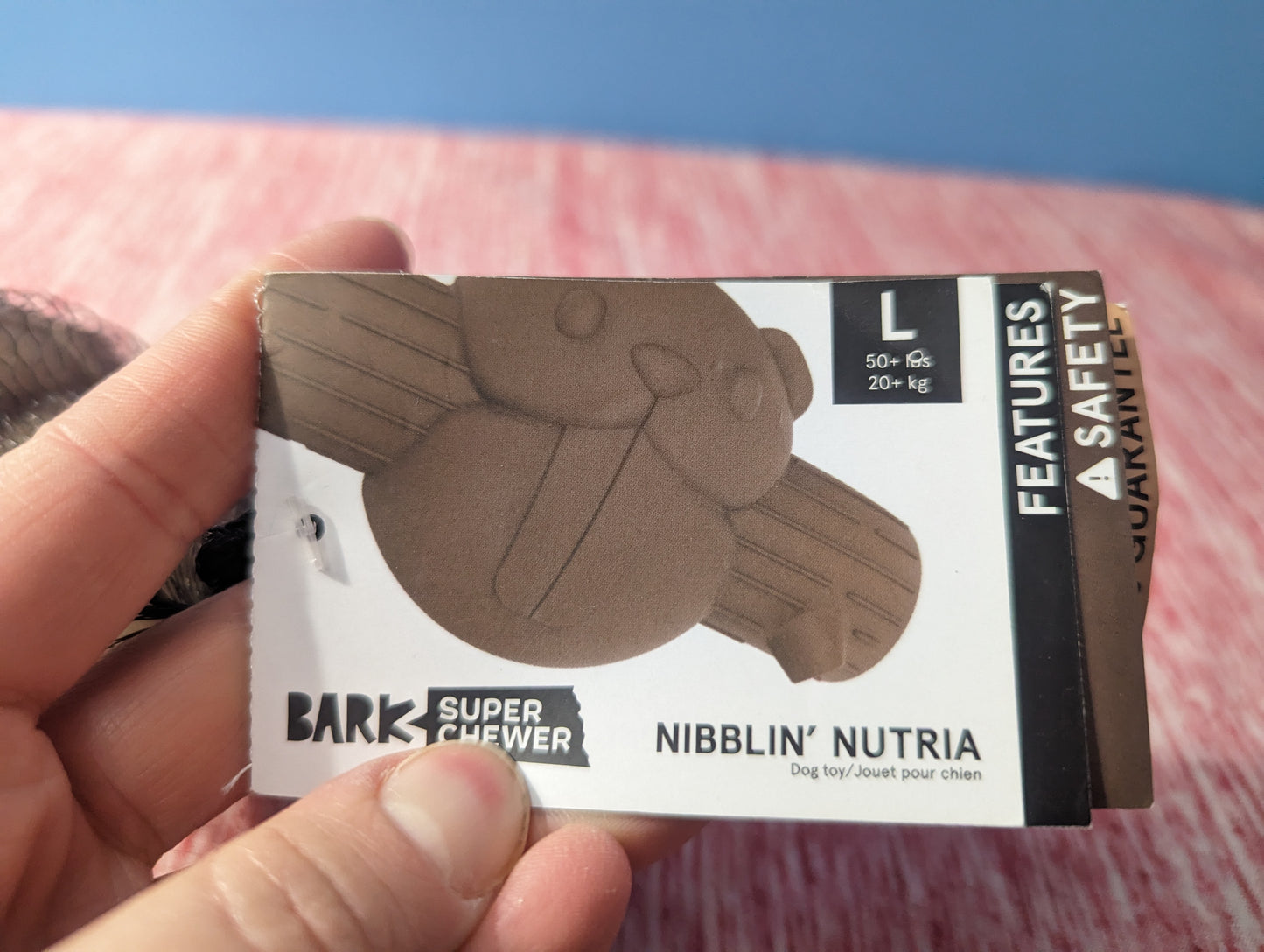 BarkBox nibblin' nutria