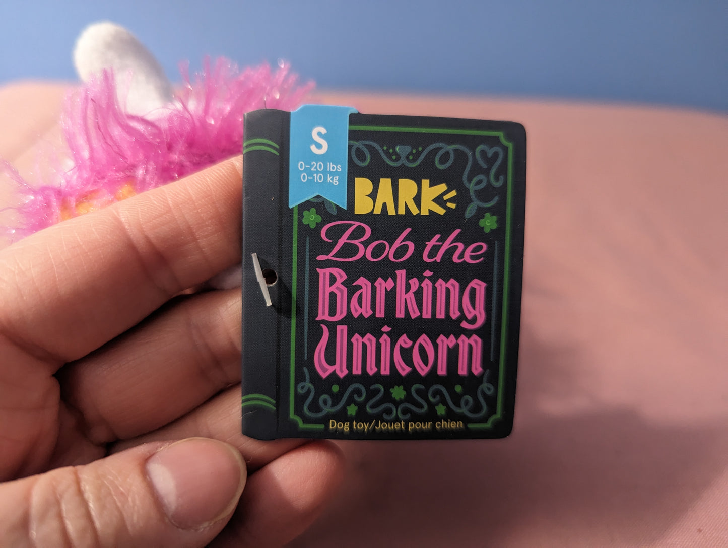 BarkBox Bob the barking unicorn