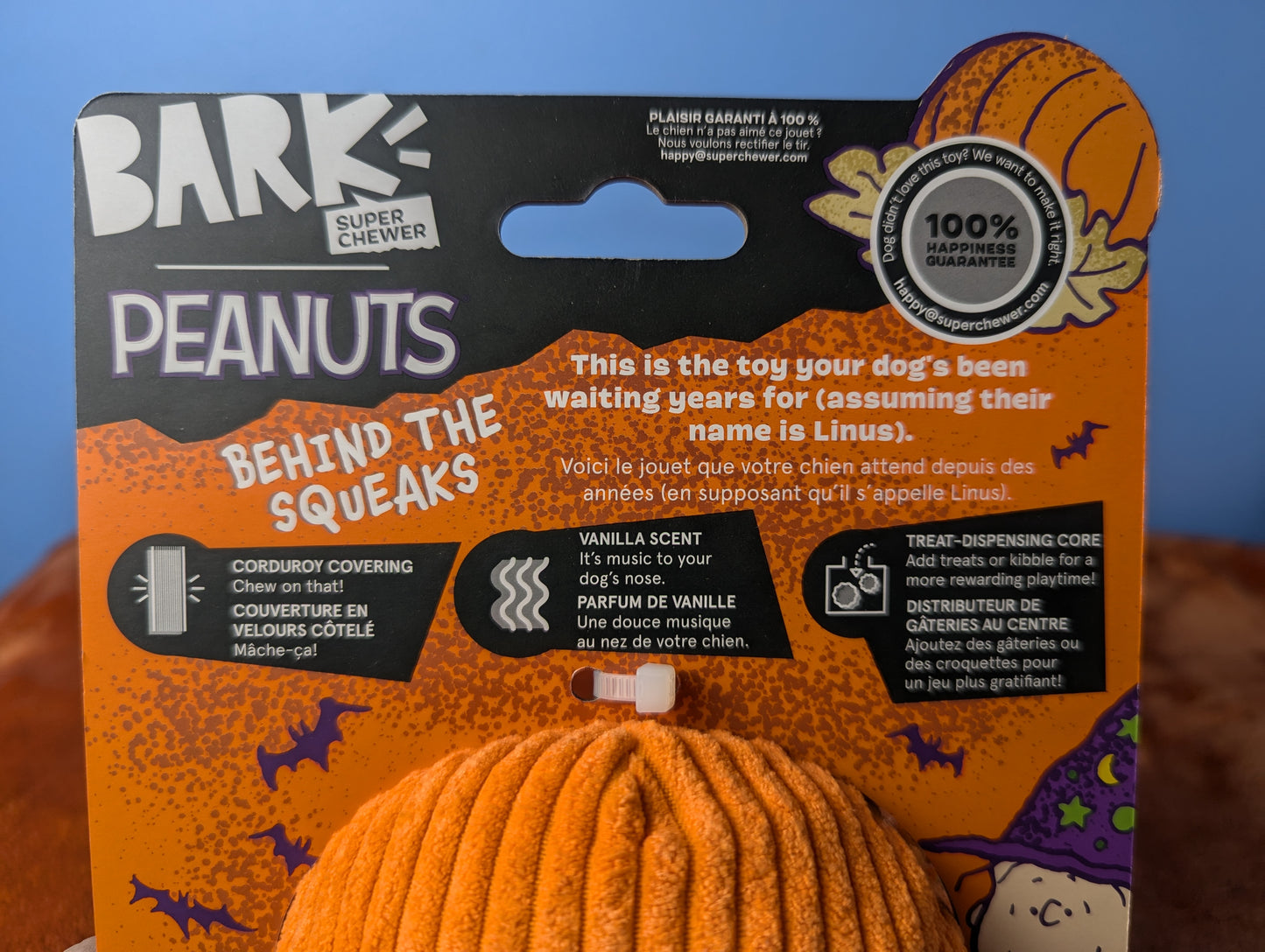 Barkbox the grrreat pumpkin