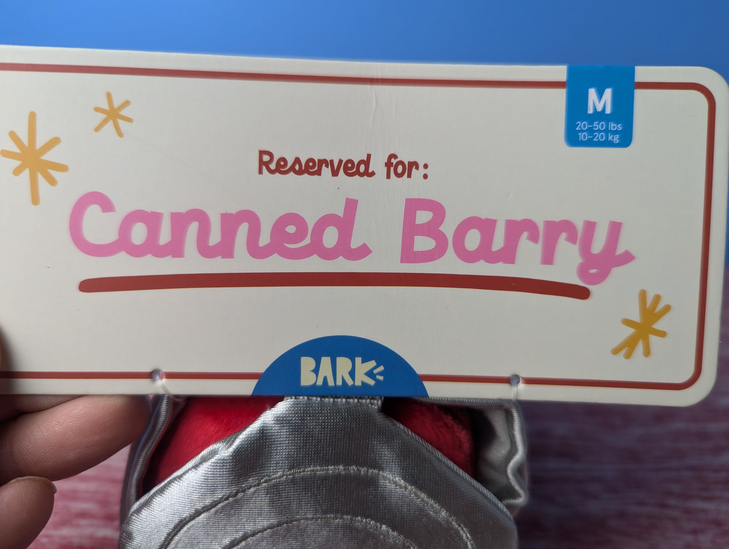 Barkbox Canned Barry