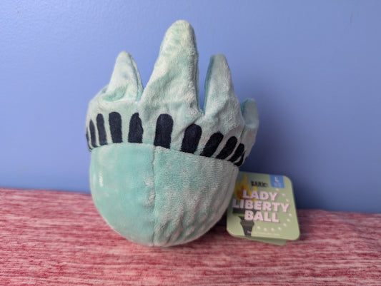 Bark Box lady liberty ball