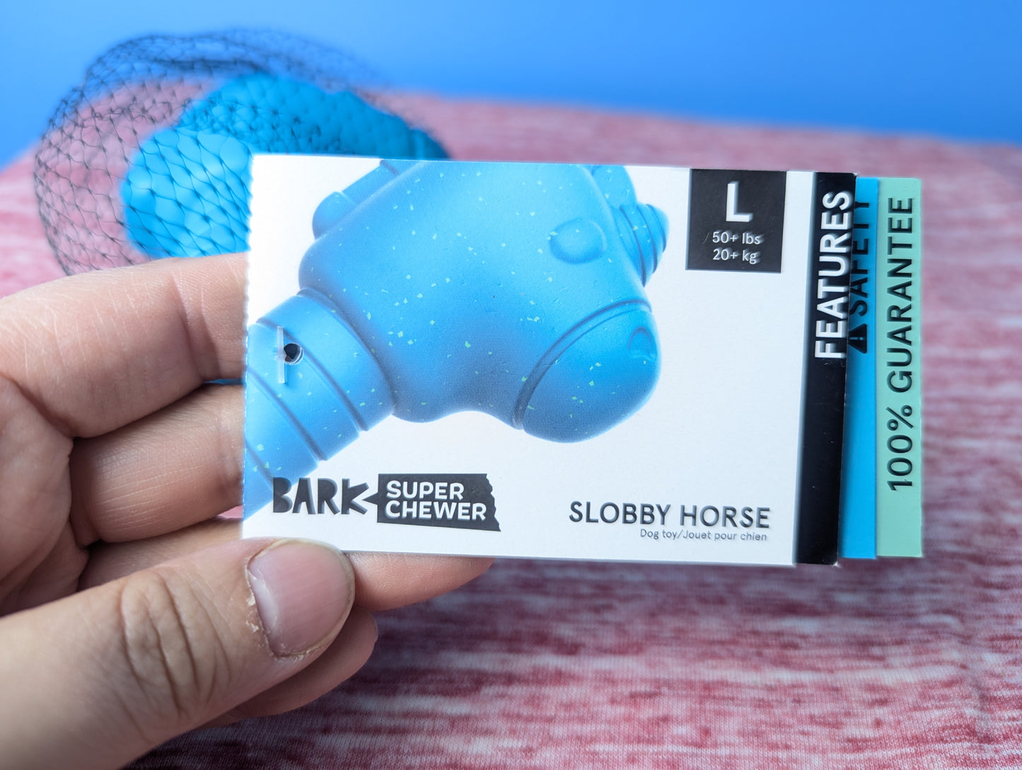 BarkBox slobby horse